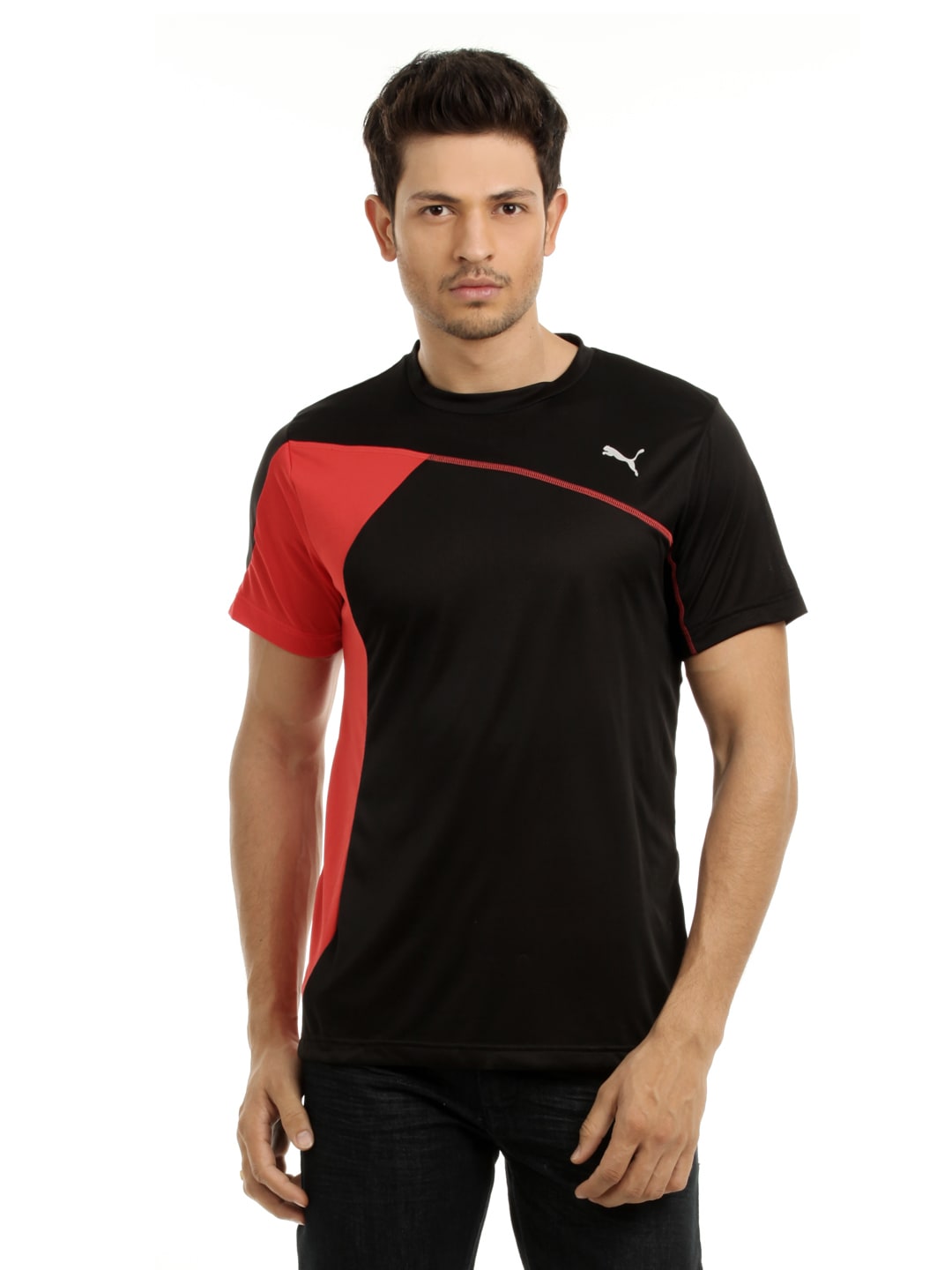 Puma Men Black Training T-shirt