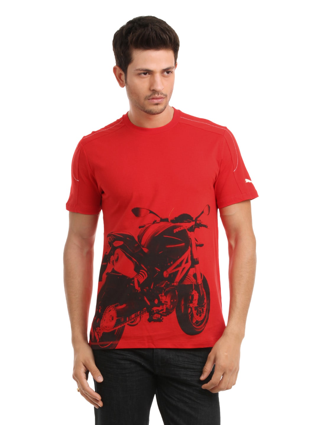 Puma Men Red Ducati Graphic T-shirt