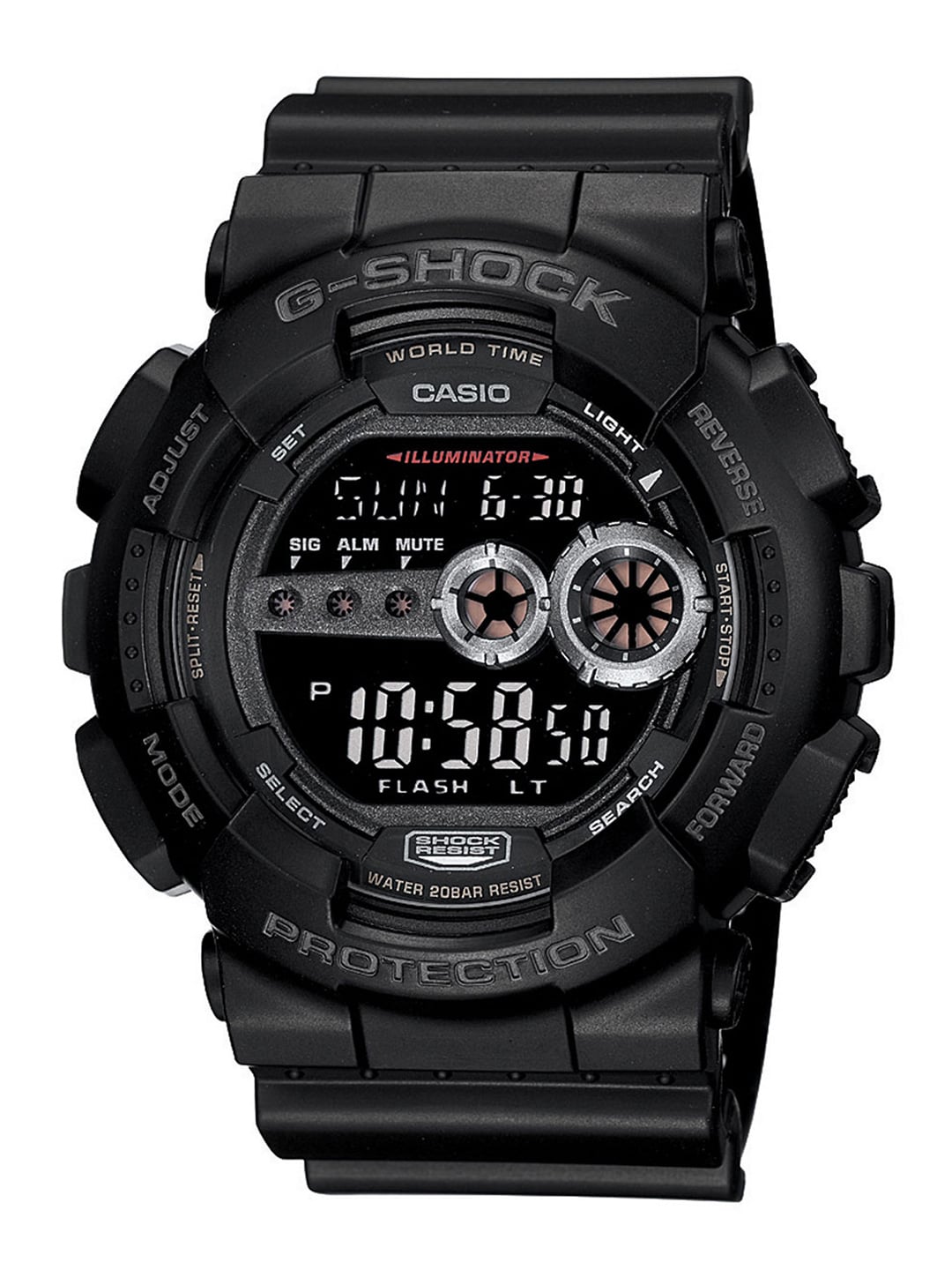 CASIO G-Shock Men Black Digital Watch GD-100-1BDR G310