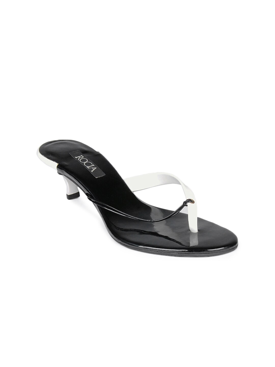 Rocia Women Black & White Sandals
