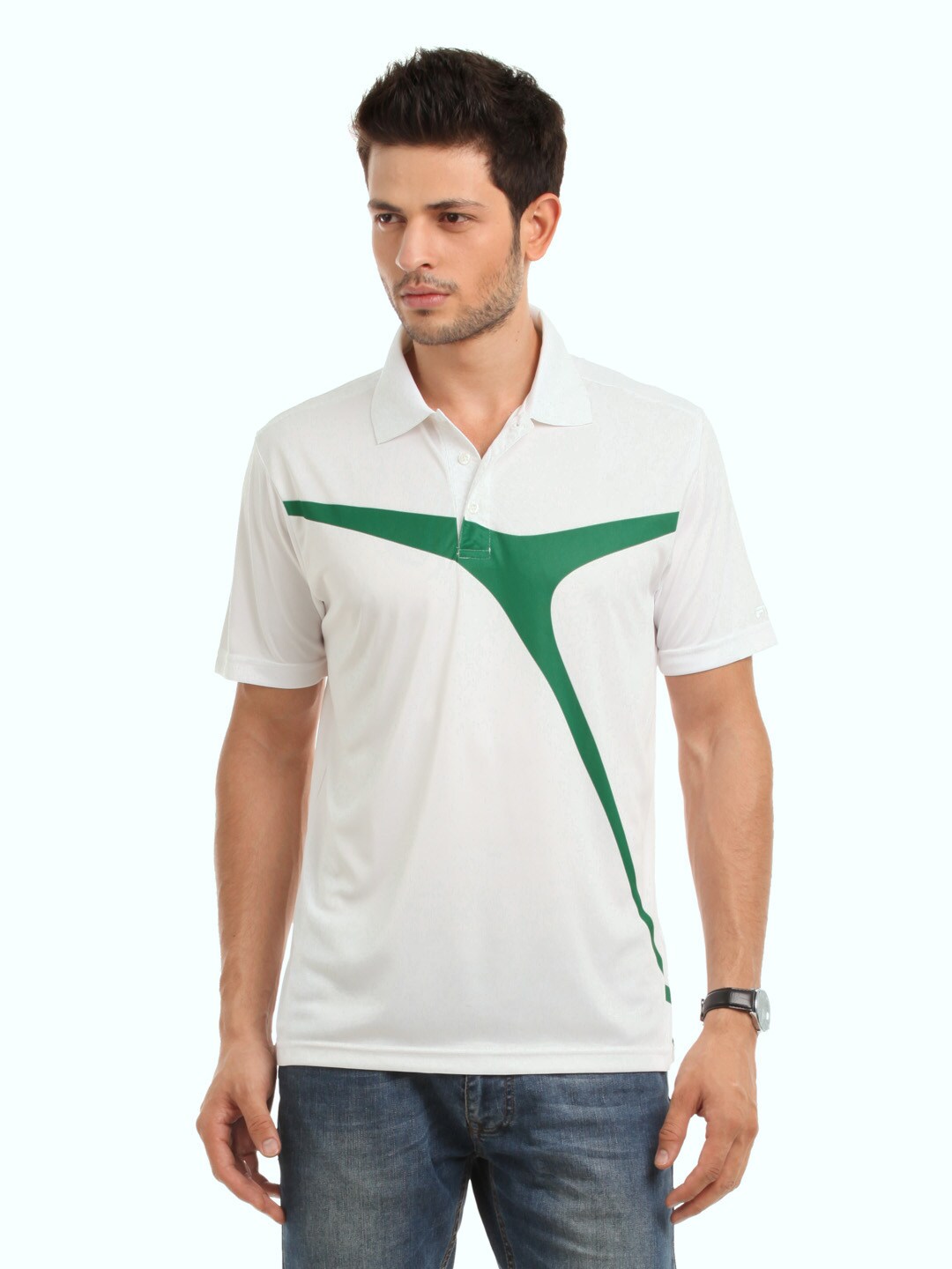 Fila Men White T-Shirt