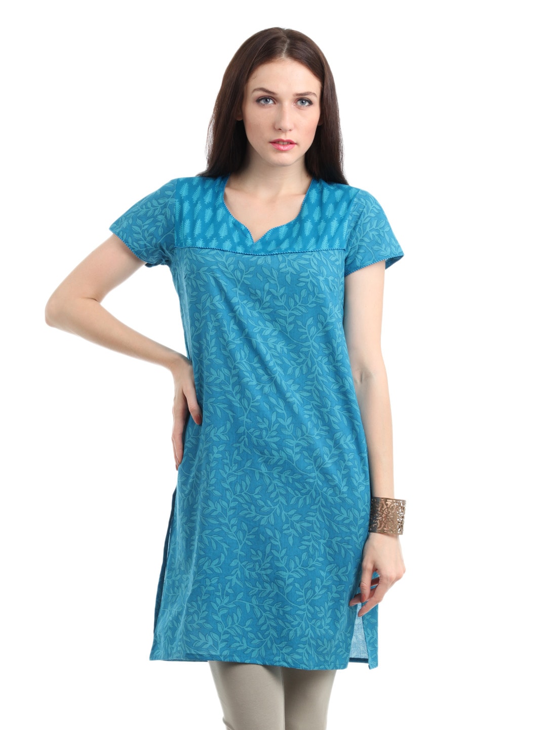 Vishudh Women Blue Kurta