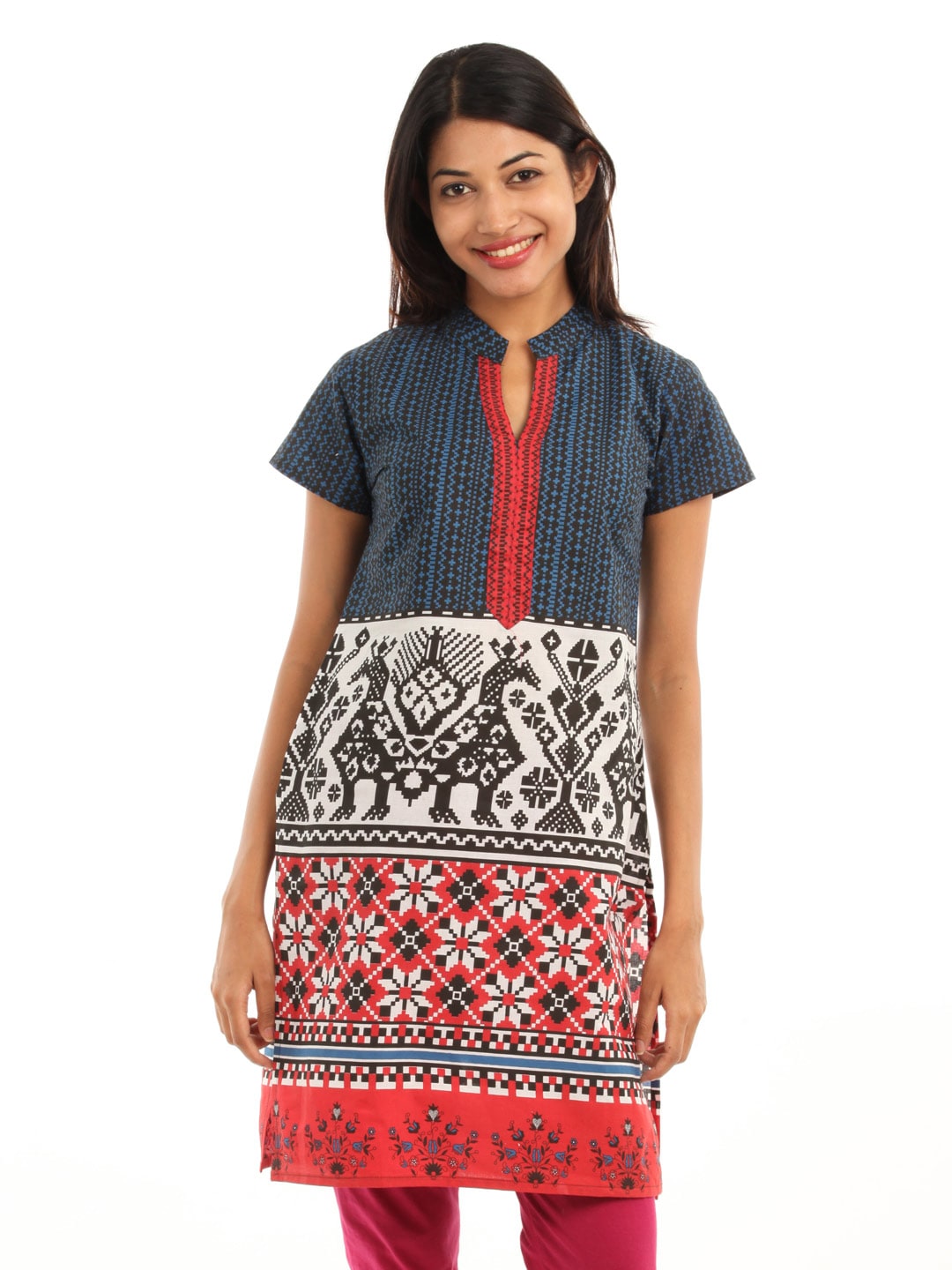 Vishudh Women Multi Coloured Kurta