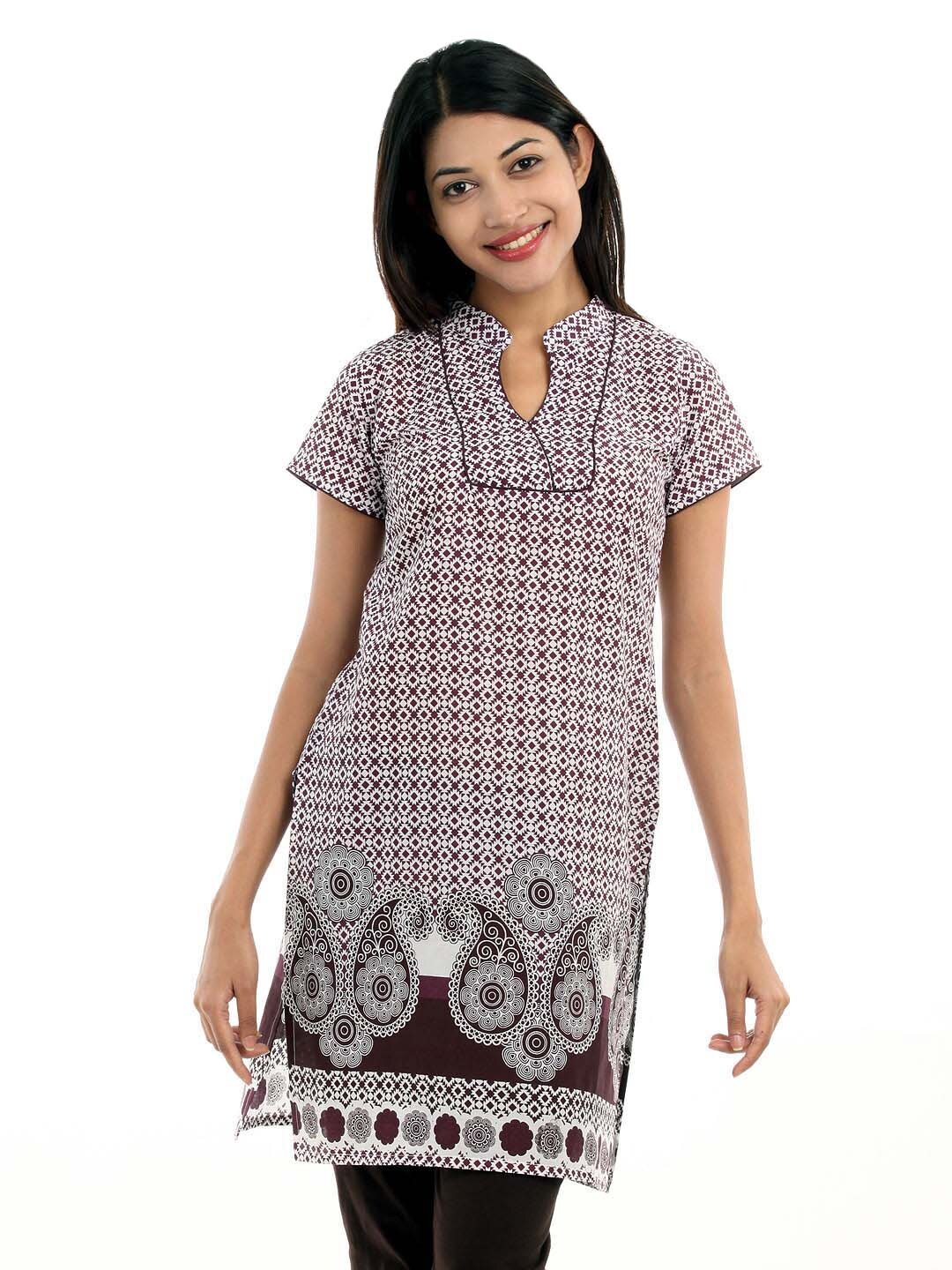 Vishudh Women Maroon Kurta