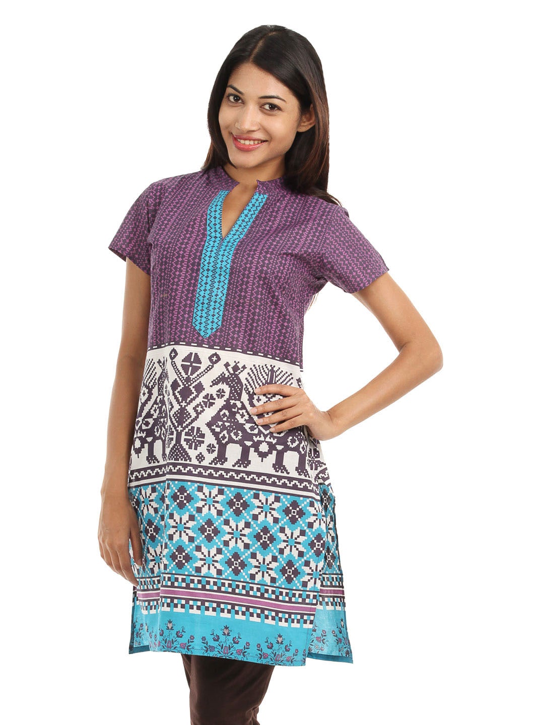 Vishudh Women Multi Coloured Kurta