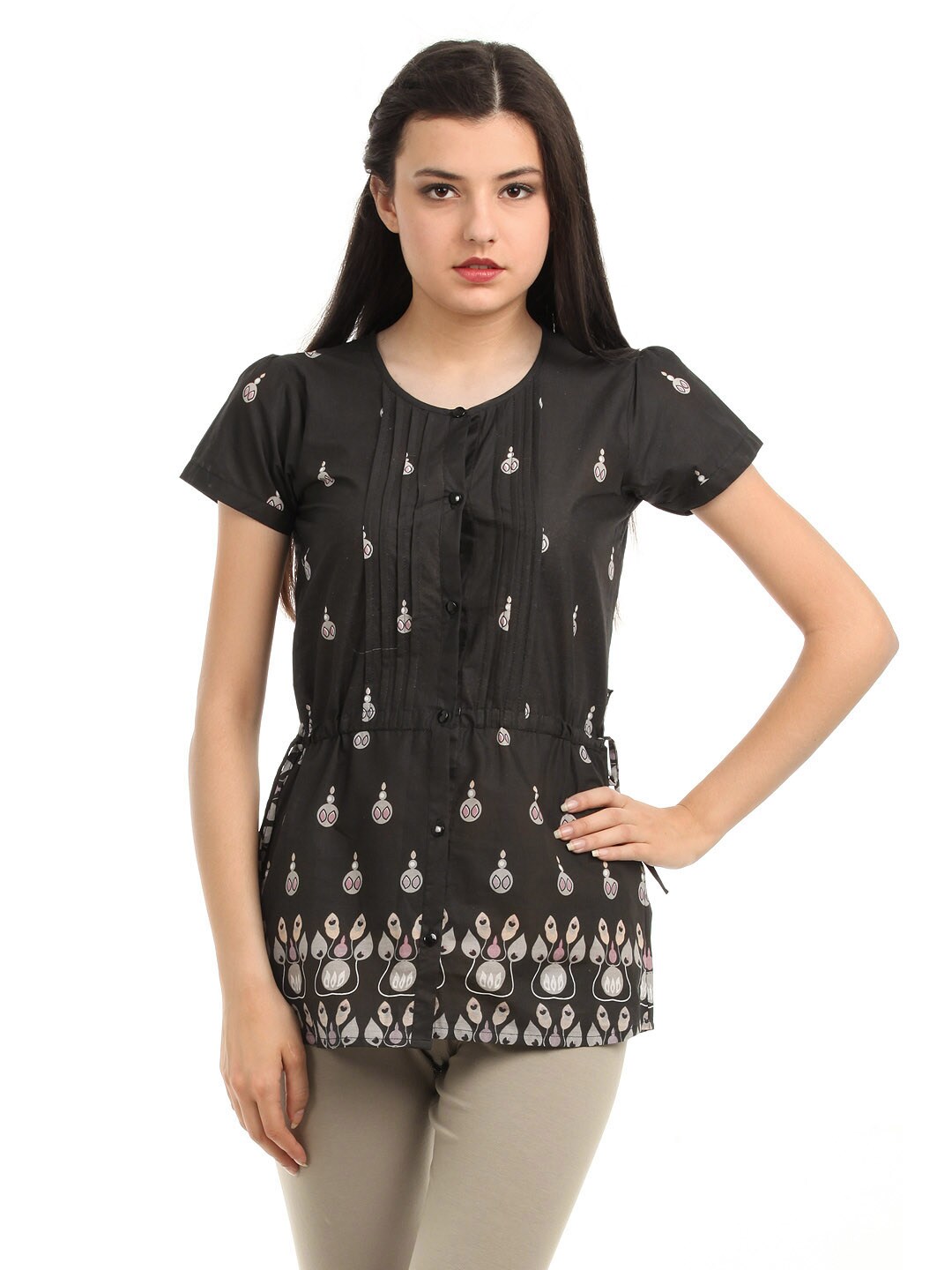 Mumbai Slang Women Black Top