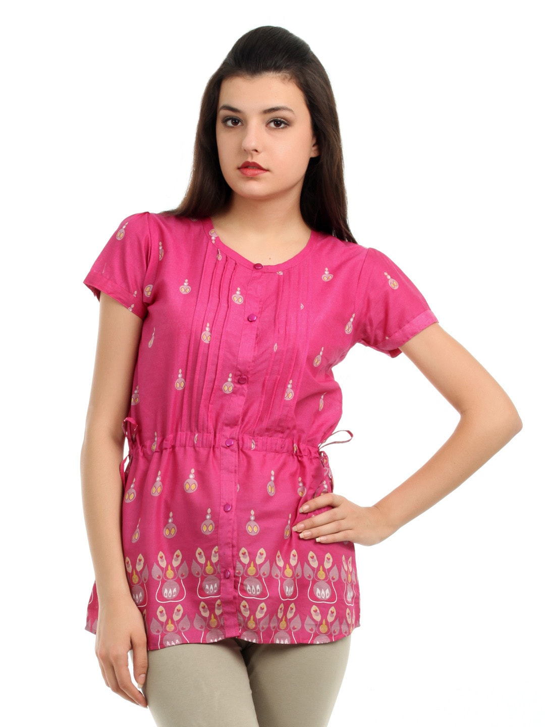 Mumbai Slang Women Pink Top