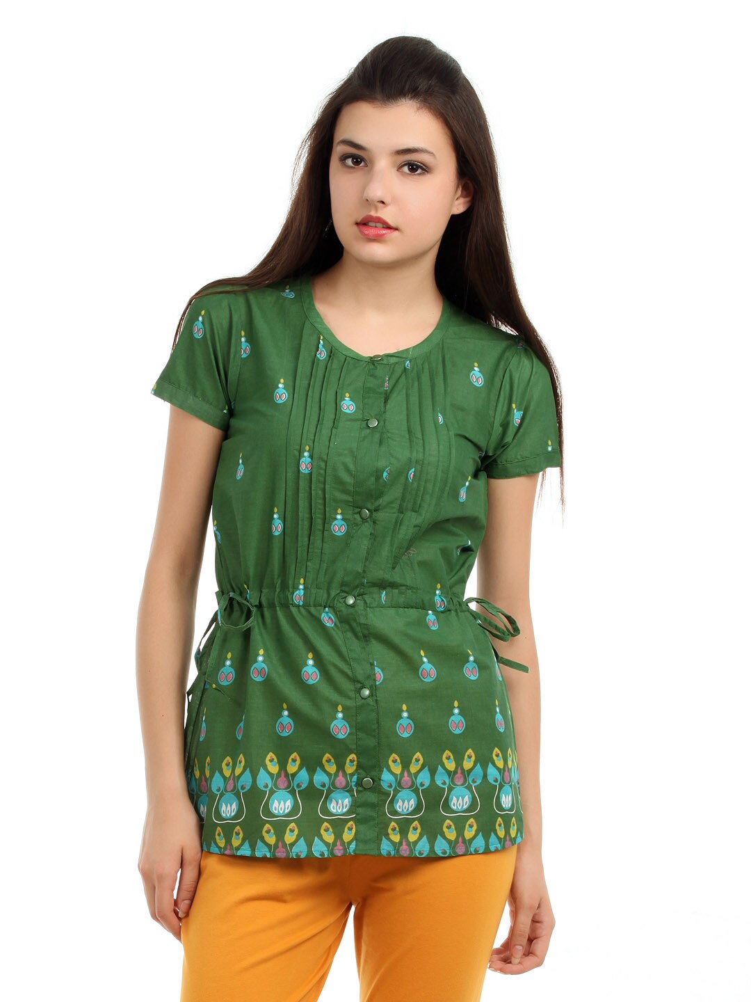 Mumbai Slang Women Green Top