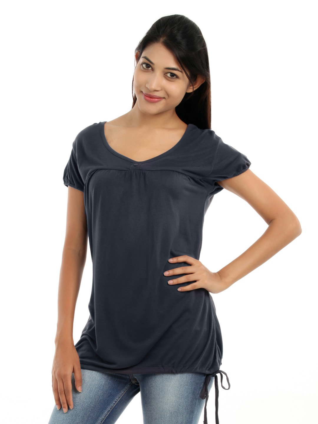 Tokyo Talkies Women Blue Top