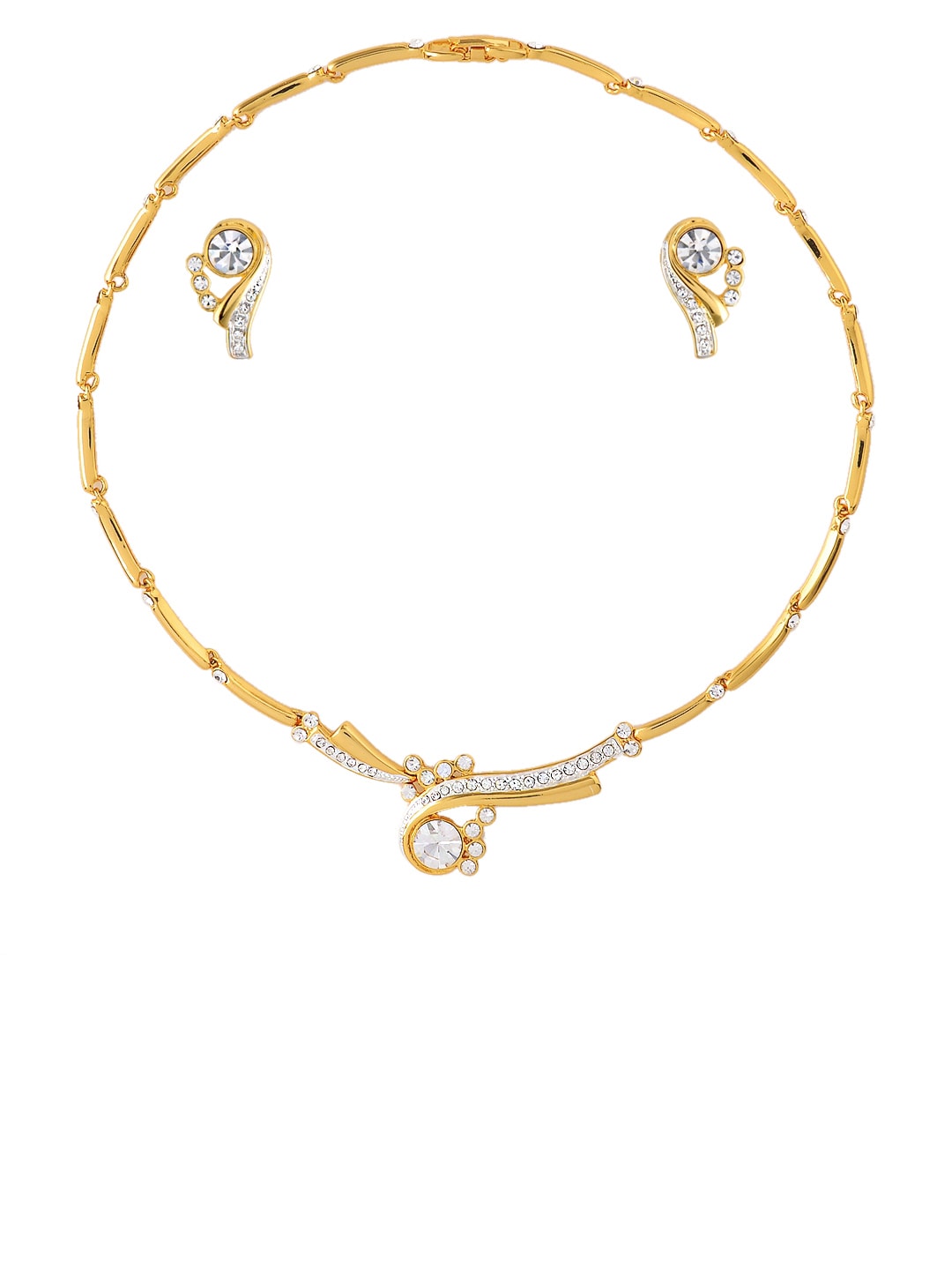 Estelle Women Gold Jewellery Set