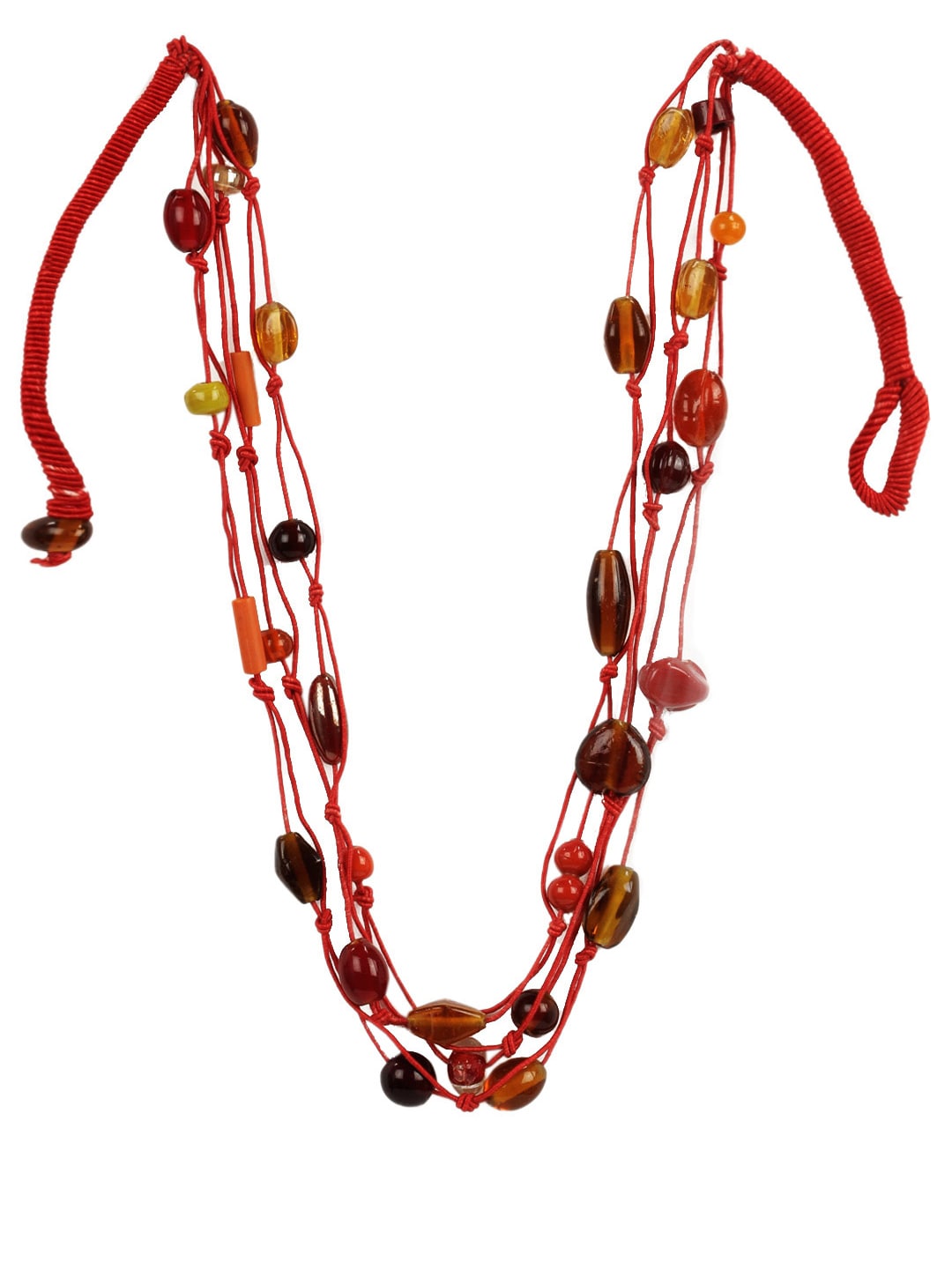 Adrika Women Orange Necklace