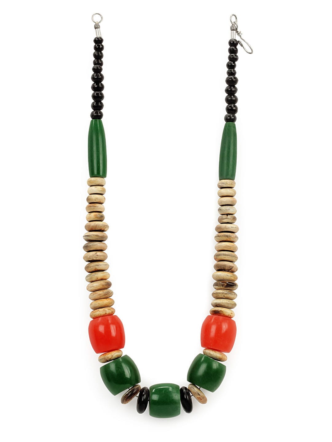 Adrika Women Orange & Green Necklace