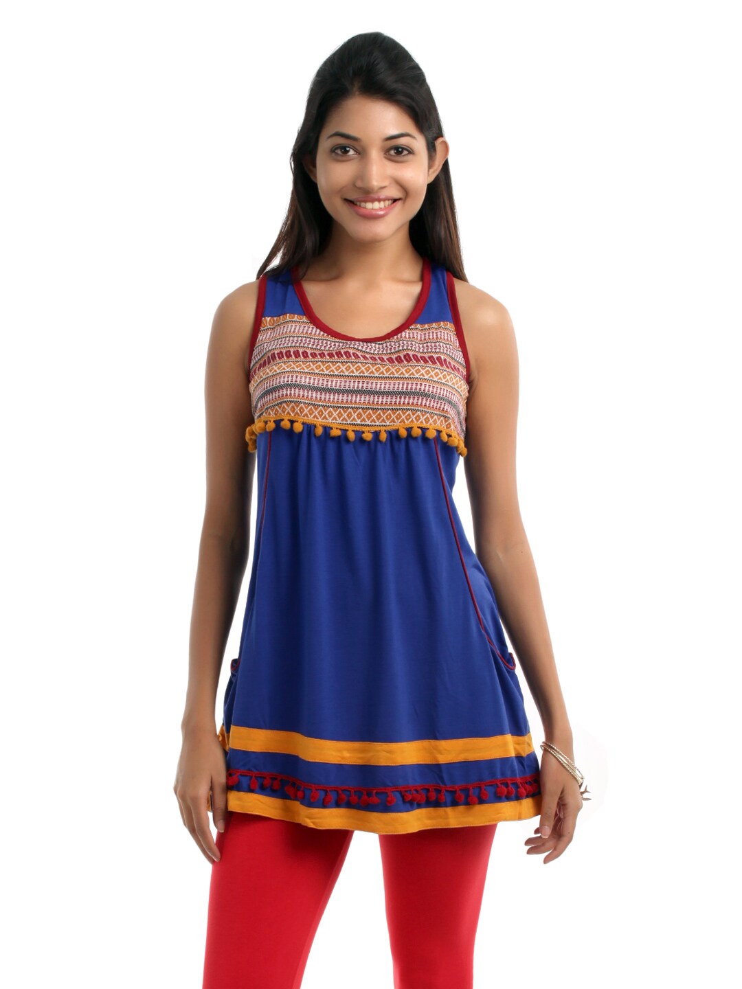 Fusion Beats Women Blue Tunic