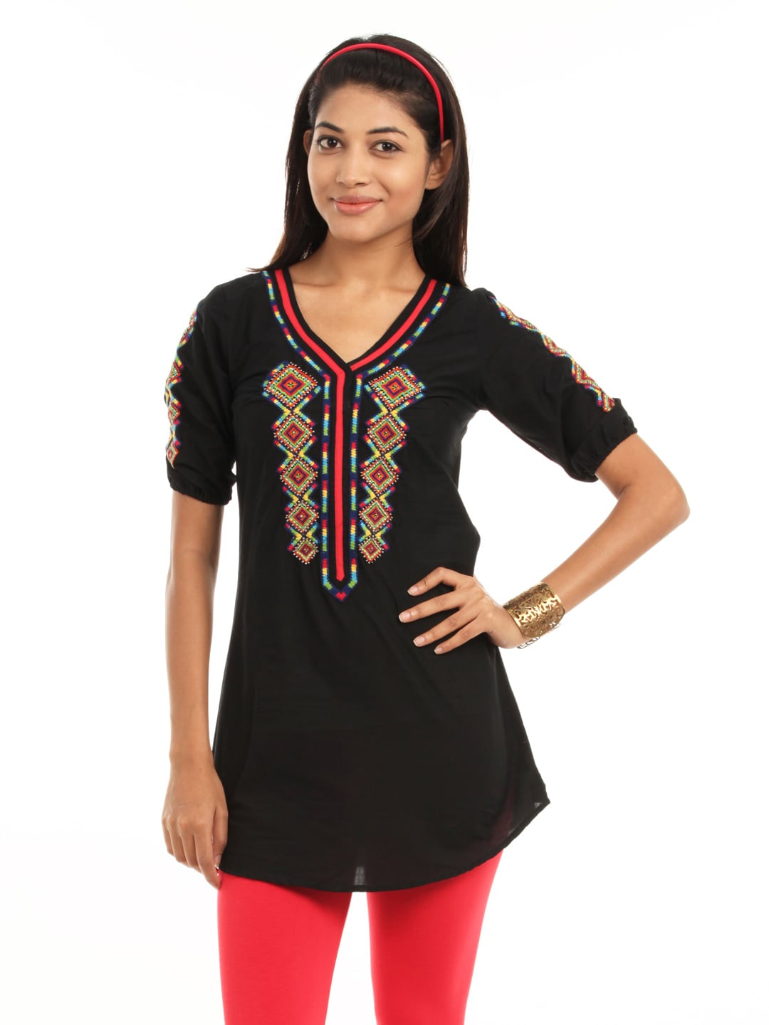 Fusion Beats Women Black Tunic