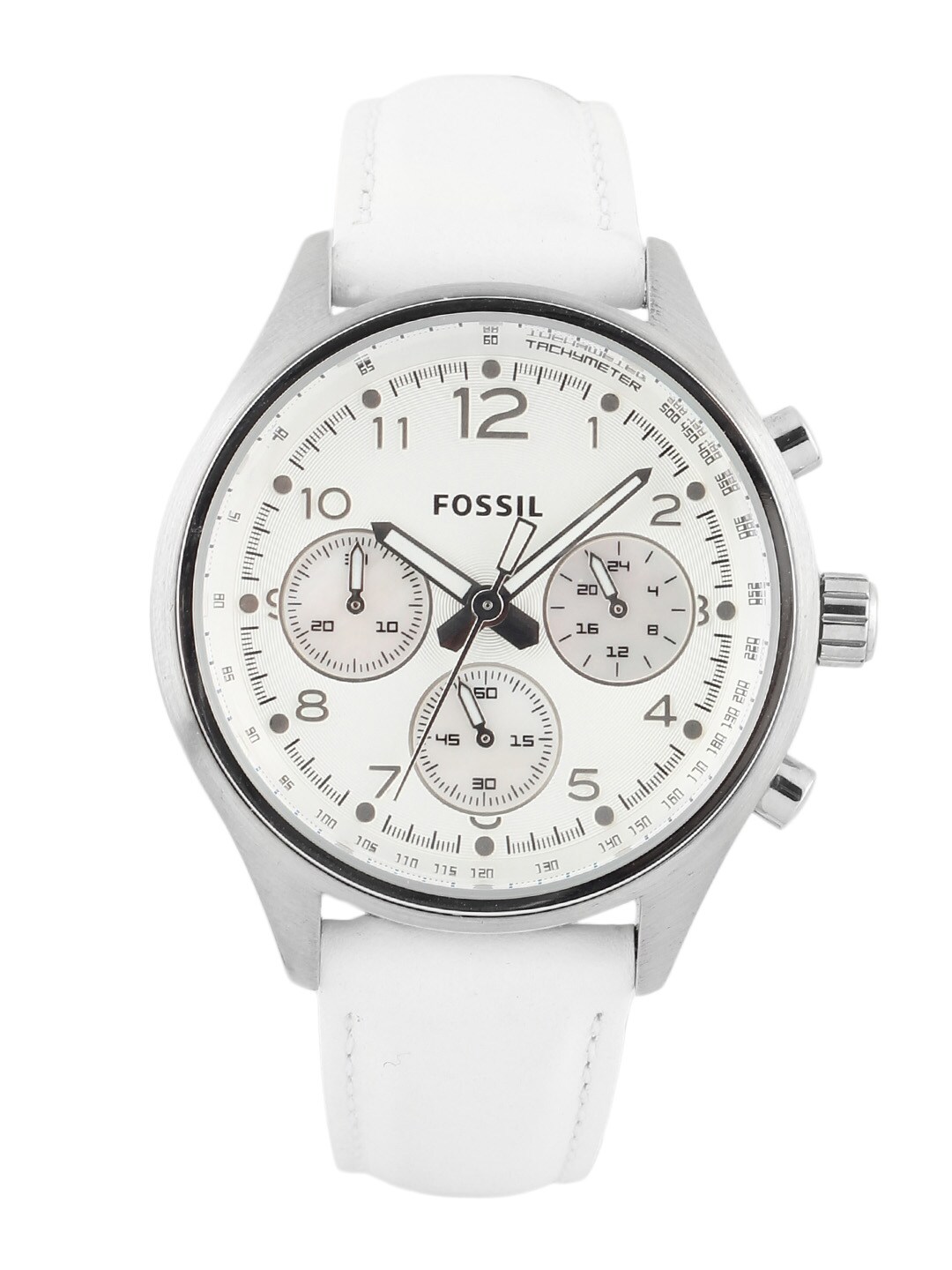 Fossil Women Silver Dial Analog & Chronograph Watch CH2823