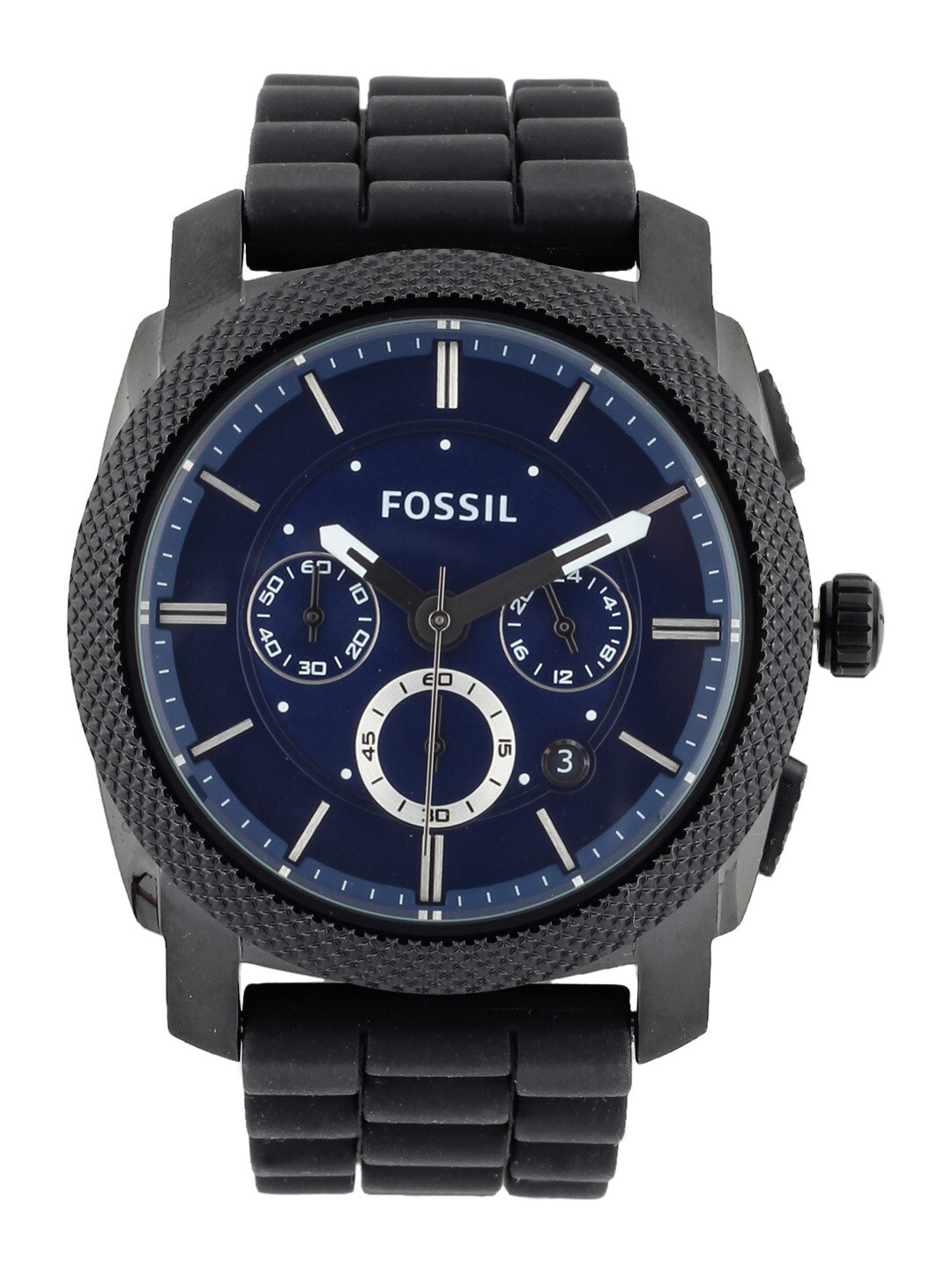 Fossil Men Blue Dial Analog Chronograph Watch FS4605