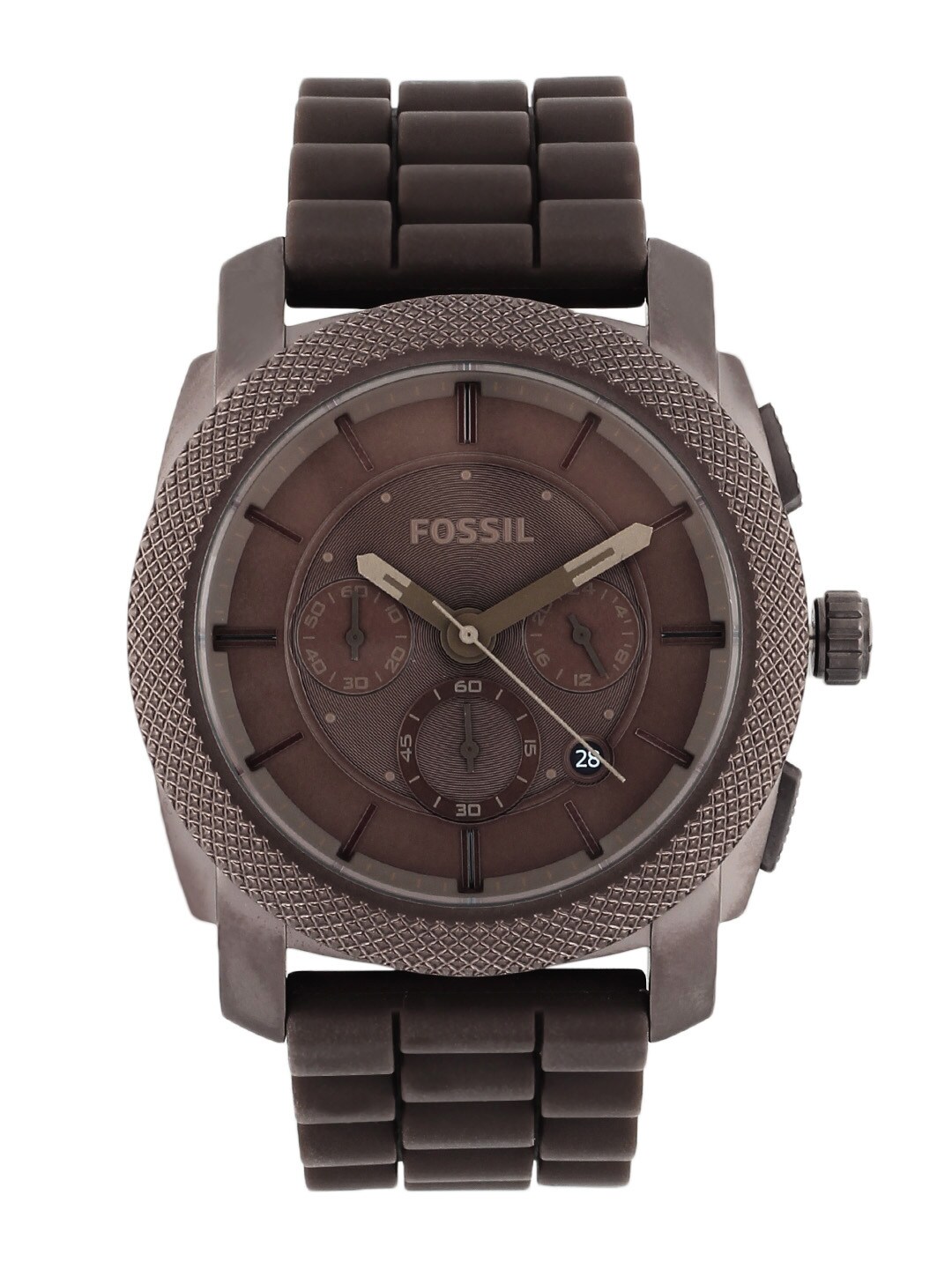 Fossil Men Brown Dial Chronograph Watch FS4702