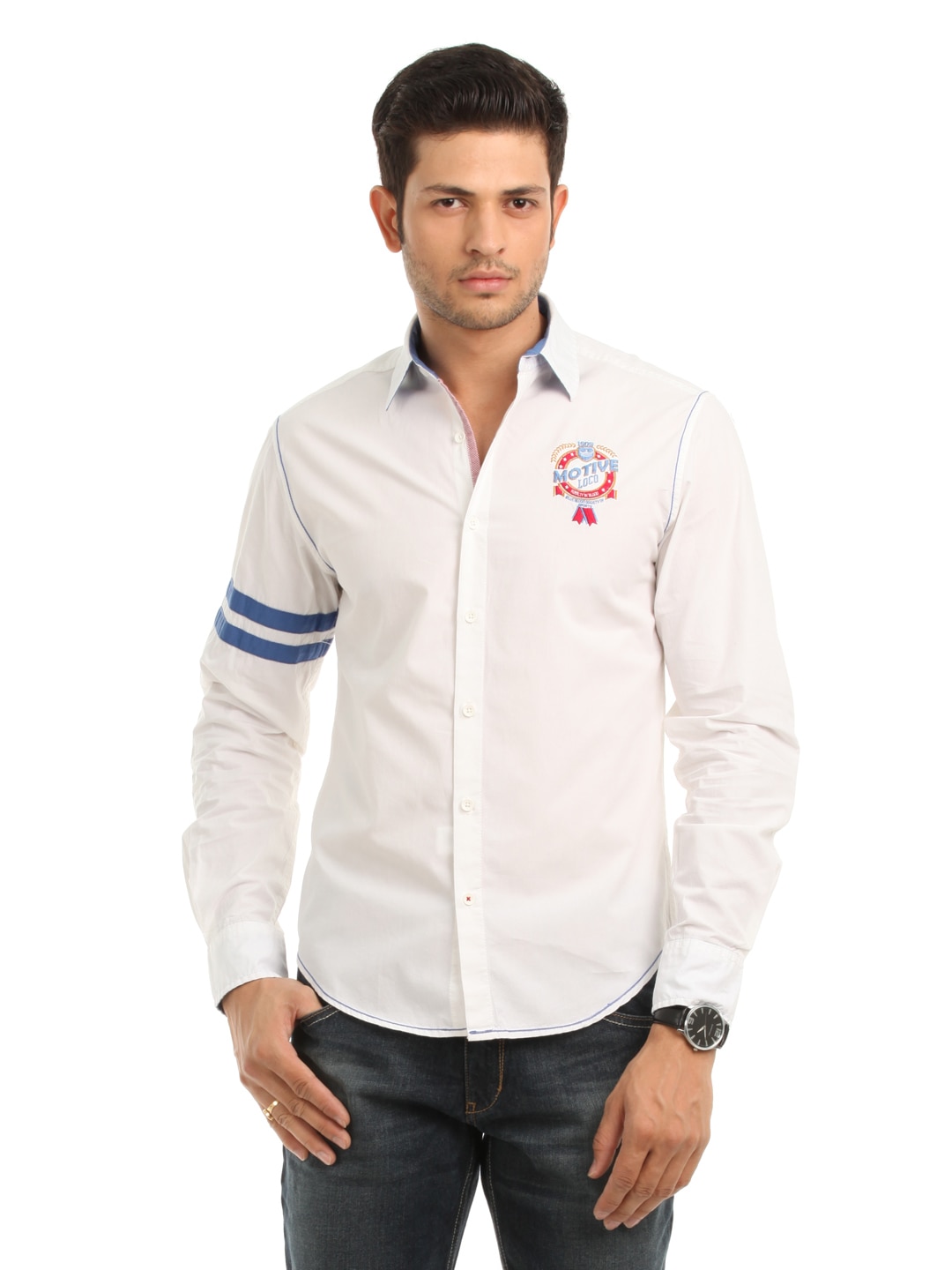 Locomotive Men White Shirt