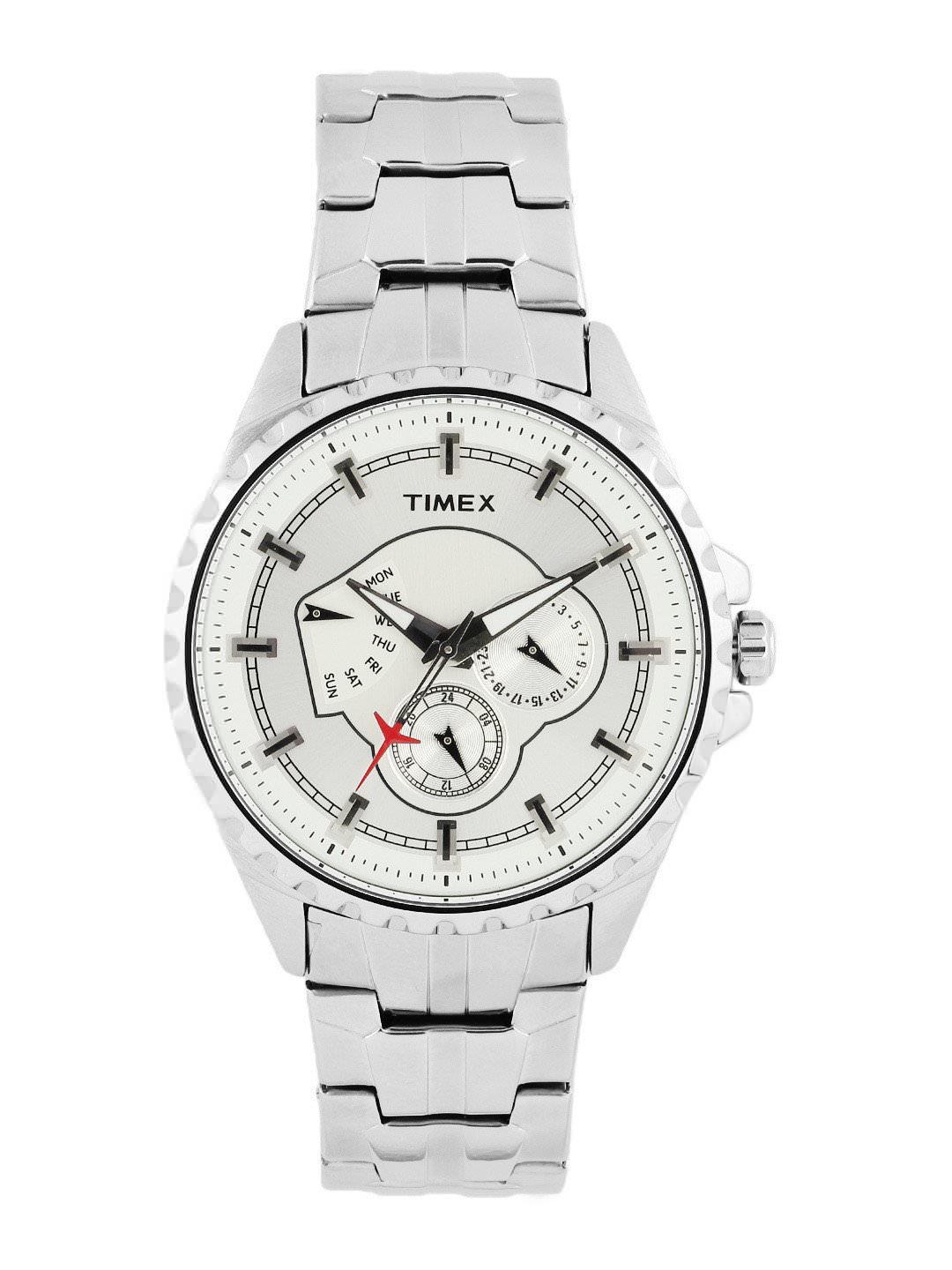 Timex Men Silver Dial Chronograph Watch