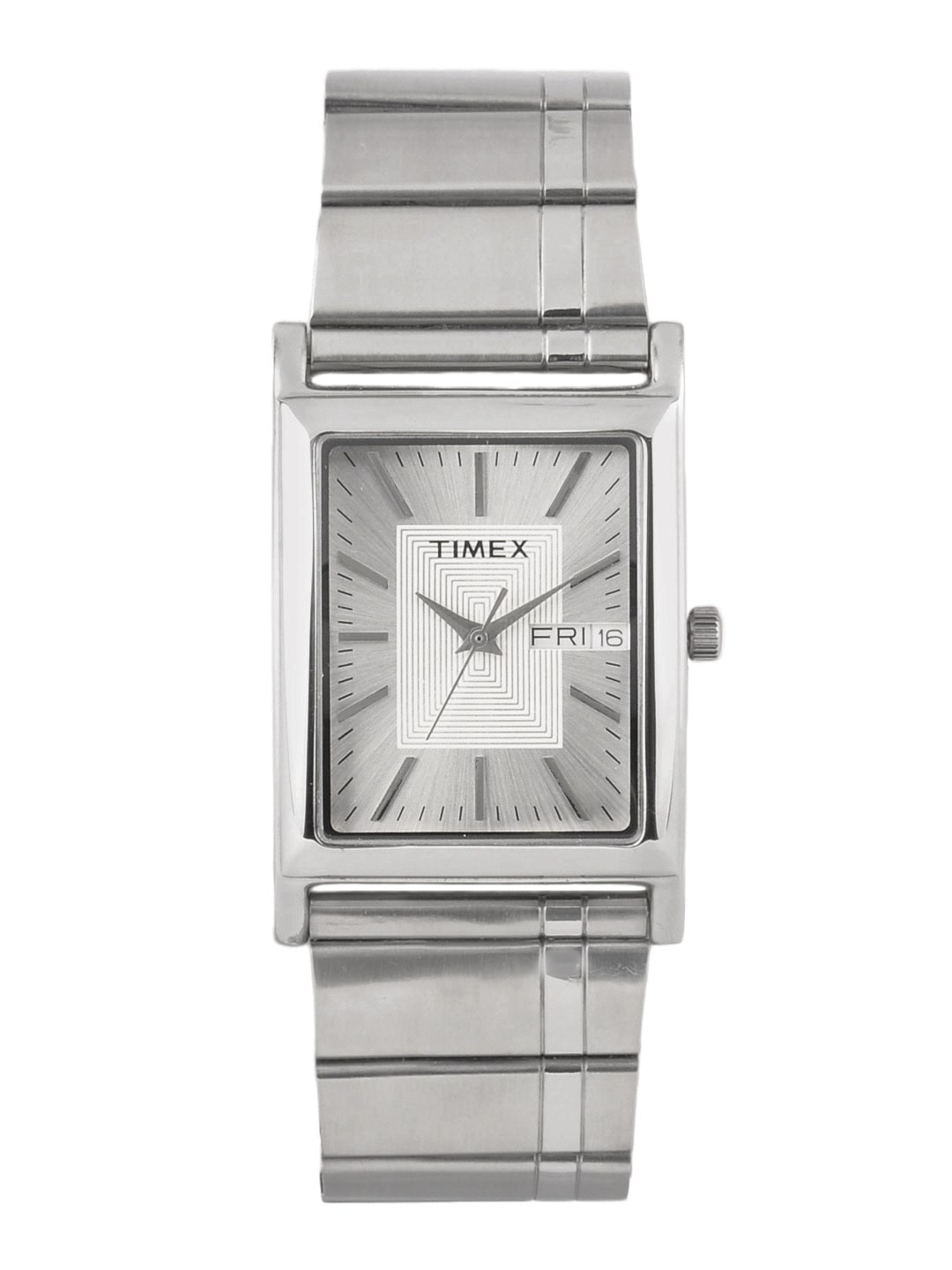 Timex Men Sliver Dial Watch