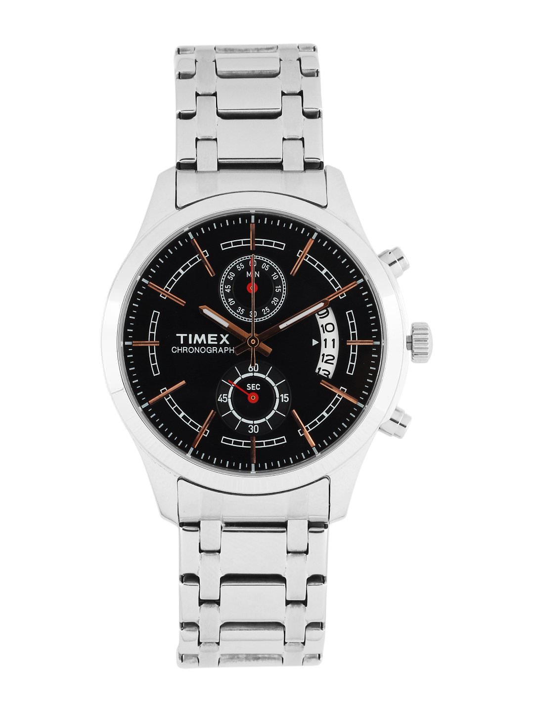 Timex Men Black Dial Chronograph Watch