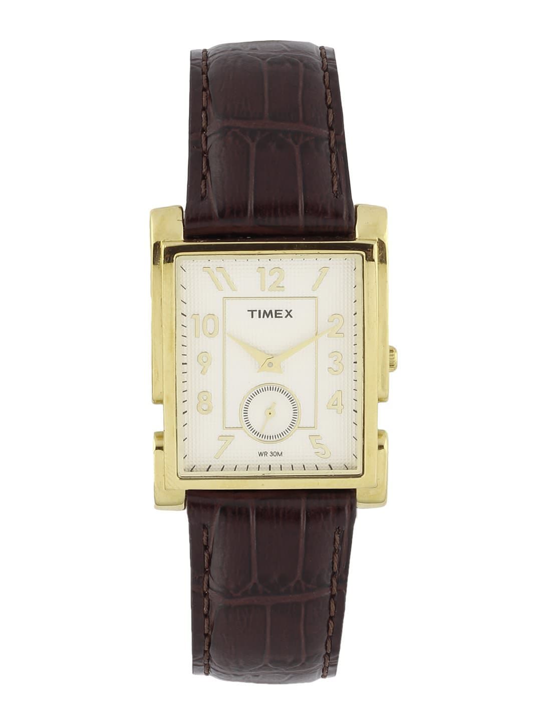 Timex Men White Dial Chronograph Watch