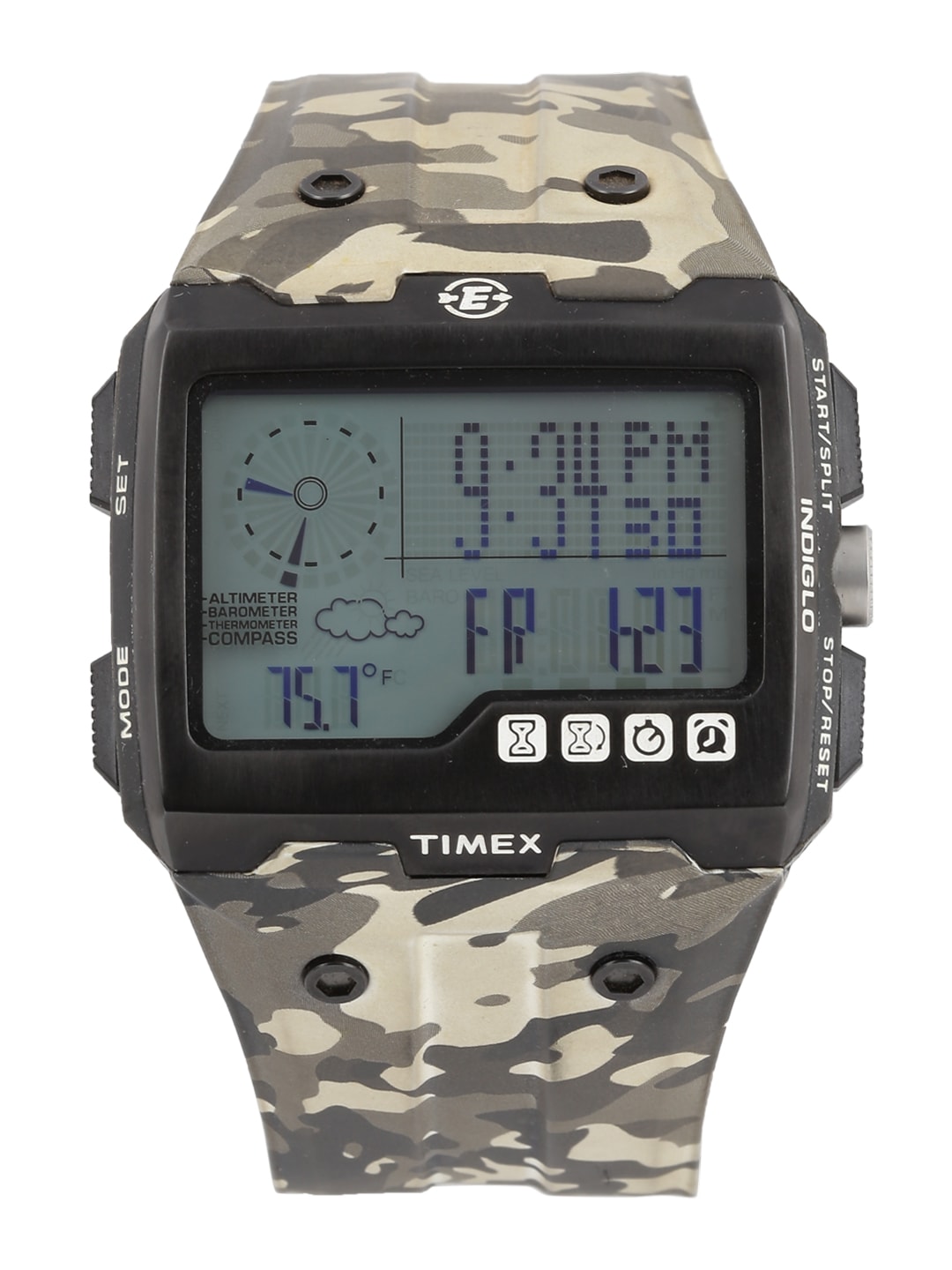 Timex Expedition Men Brown & Black Digital Watch T49841