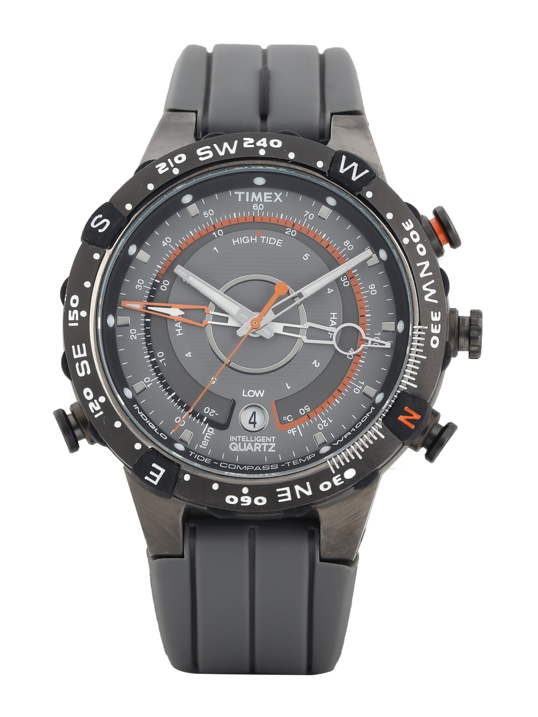 Timex Men Grey Ruthenium Intelligent Quartz Analogue Watch T49860