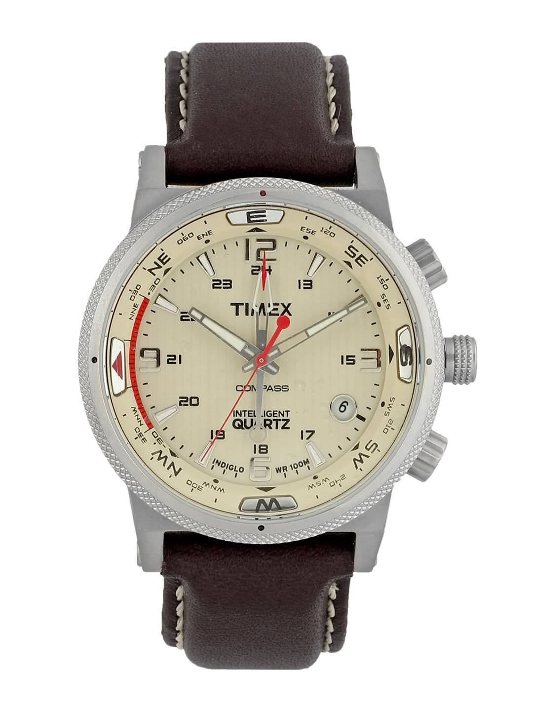 Timex Men Cream Dial Watch