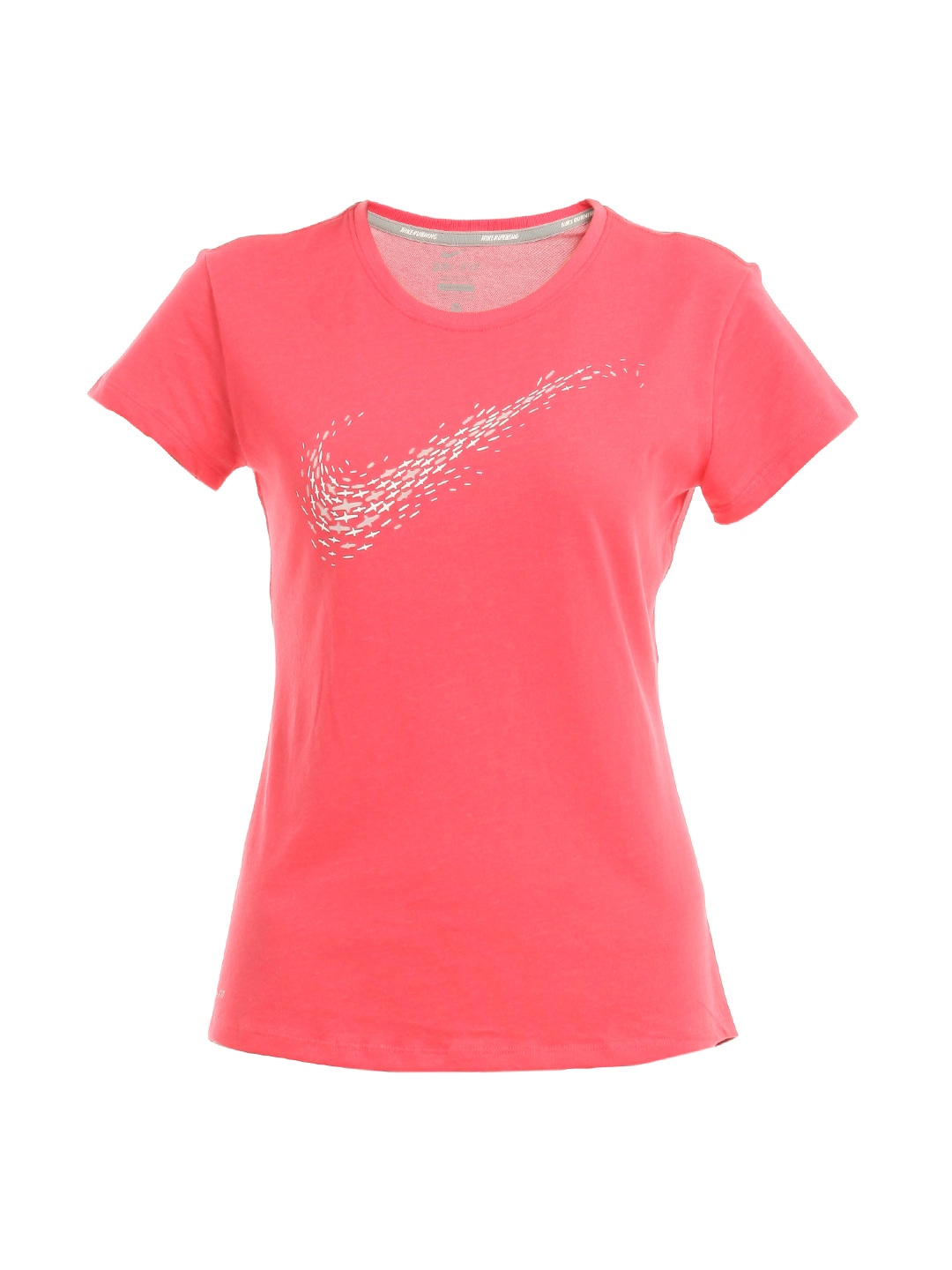 Nike Women Pink T-shirt