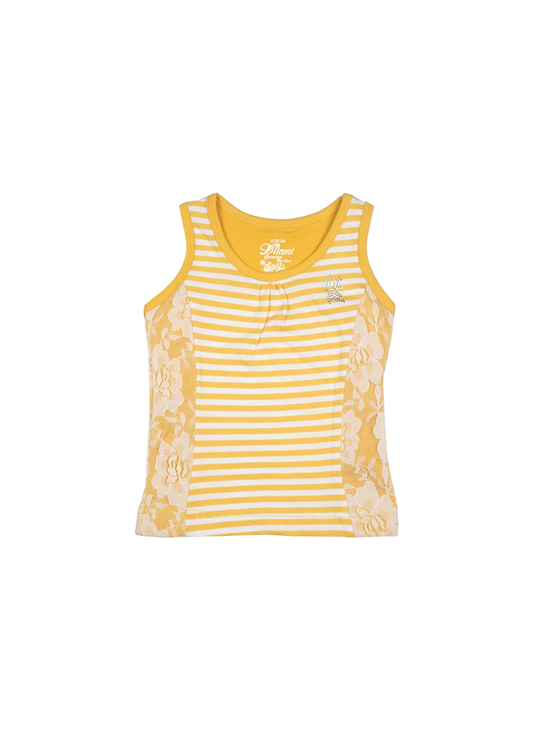 Gini and Jony Girls Yellow Top