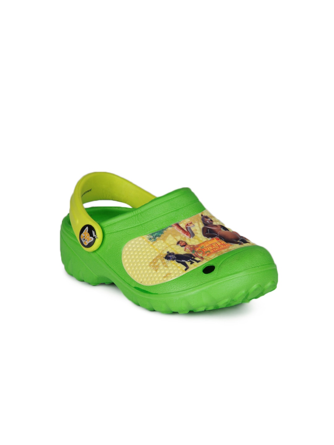 Jungle Book Boys Green Slippers