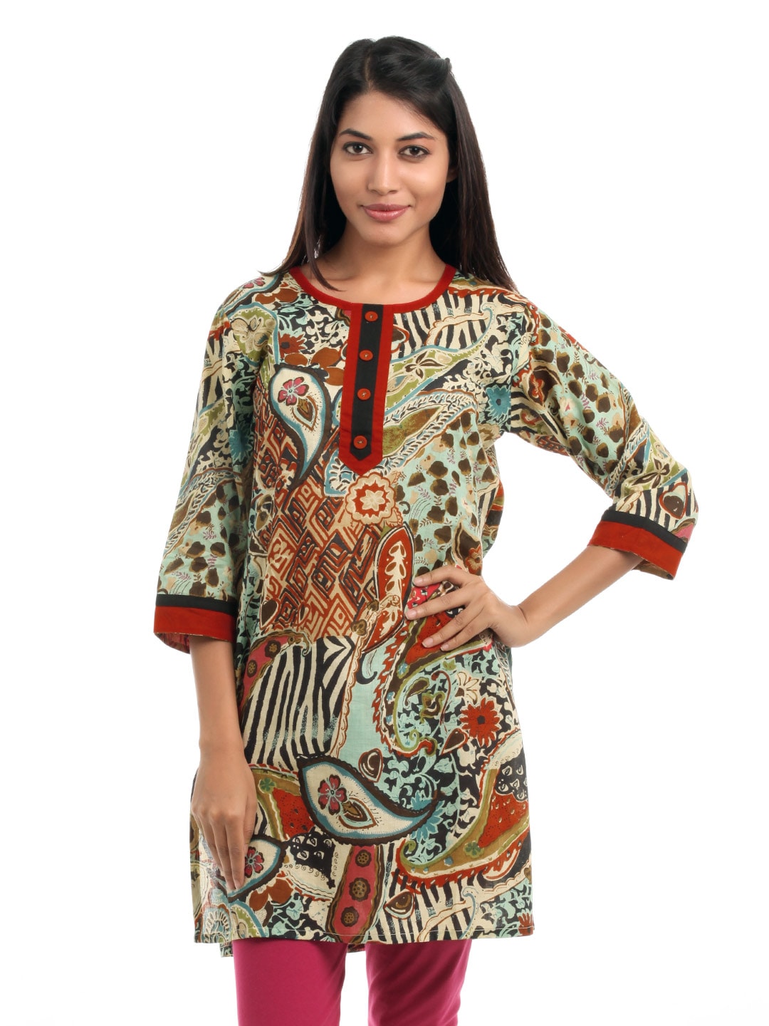 Shree Women Multi Coloured Kurta