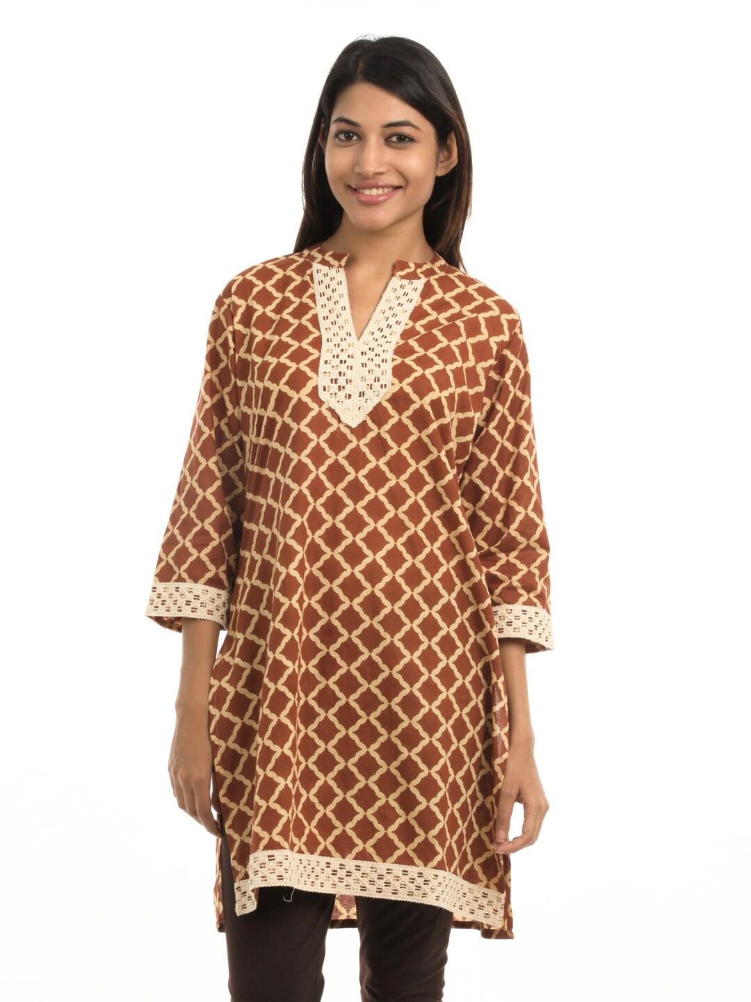 Shree Women Brown Kurta