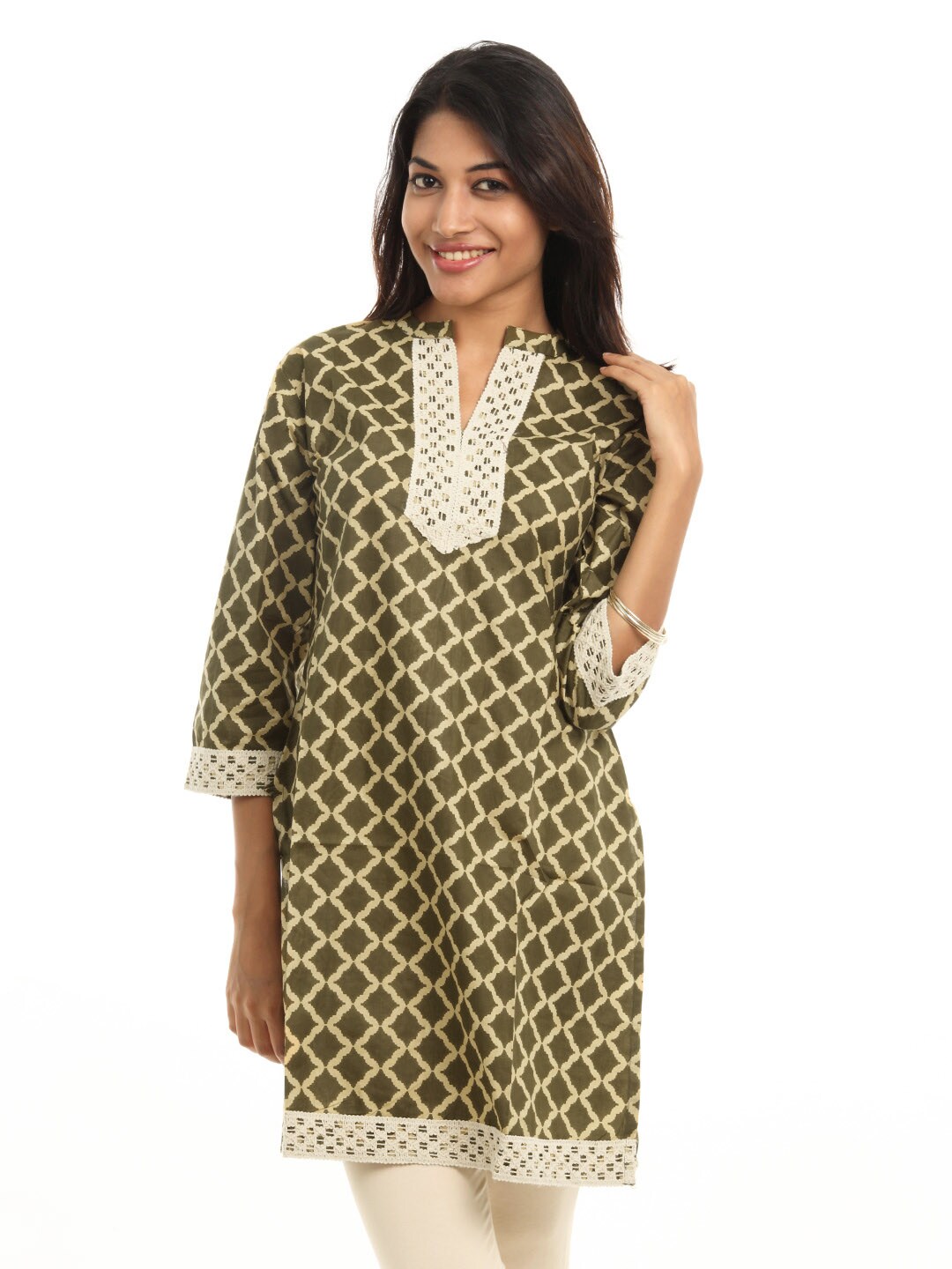 Shree Women Green Kurta