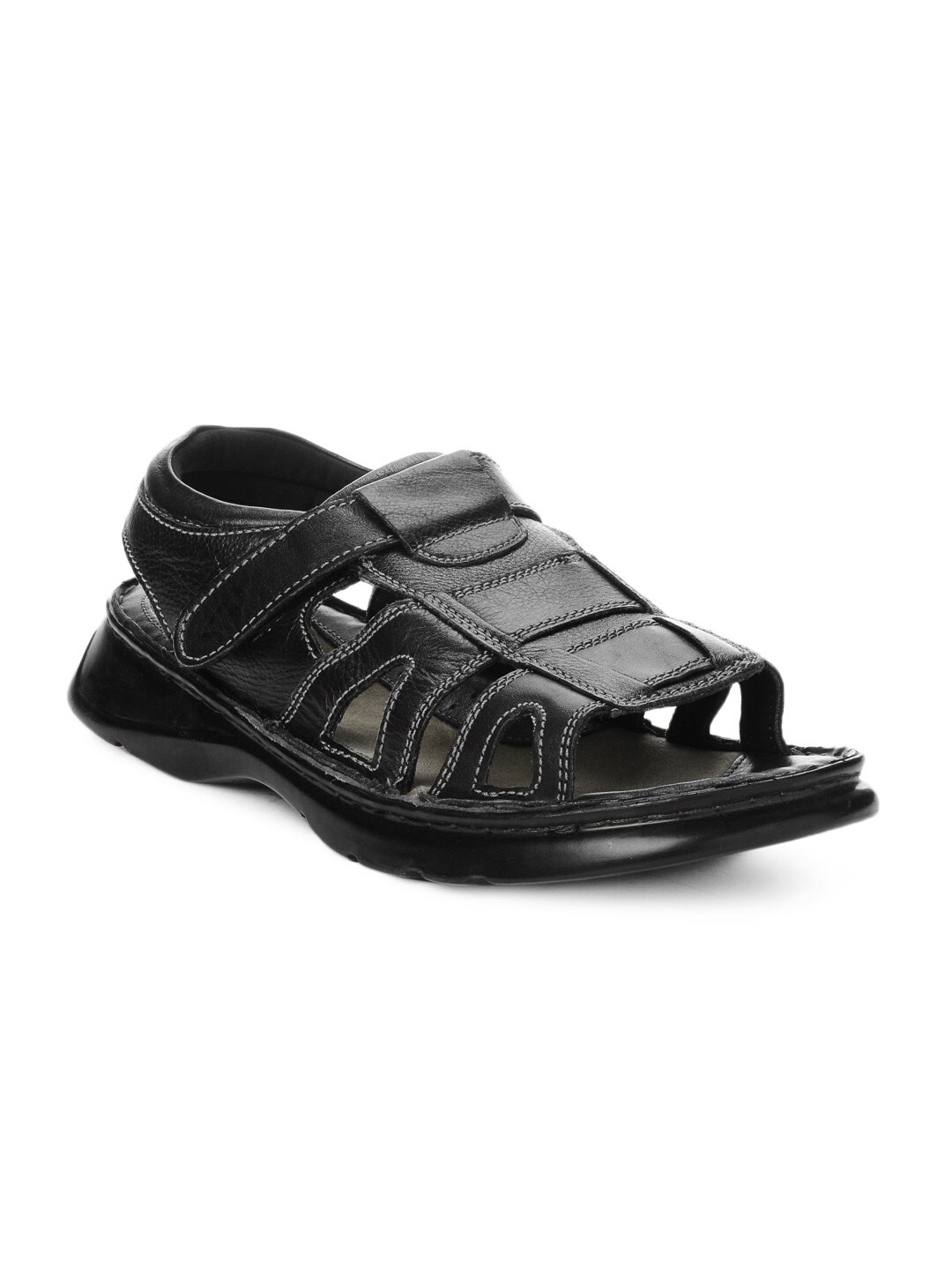 Ganuchi Men Black Sandals