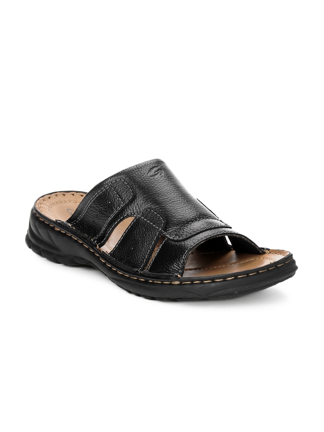 Ganuchi Men Black Sandals