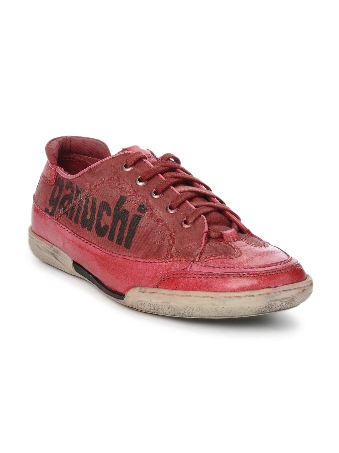 Ganuchi Men Red Casual Shoes