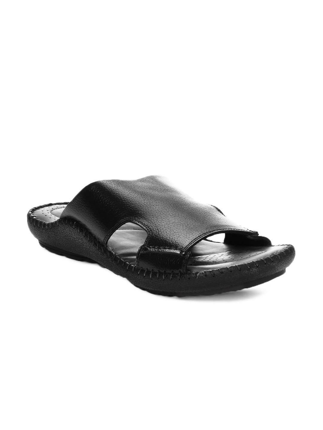 Franco Leone Men Black Sandals