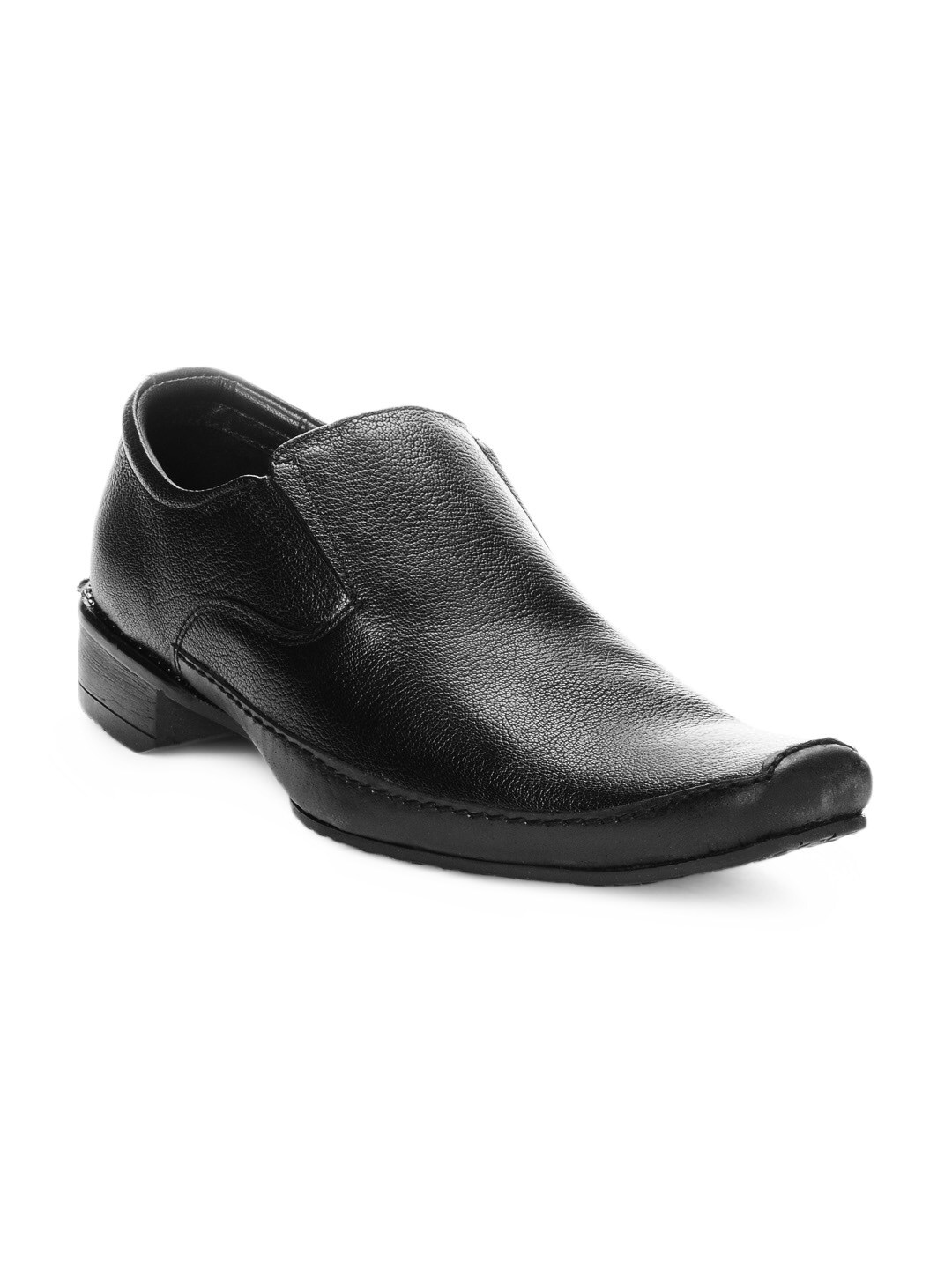 Franco Leone Men Black Formal Shoes