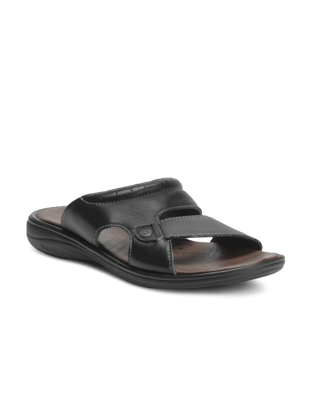 Franco Leone Men Black Sandals