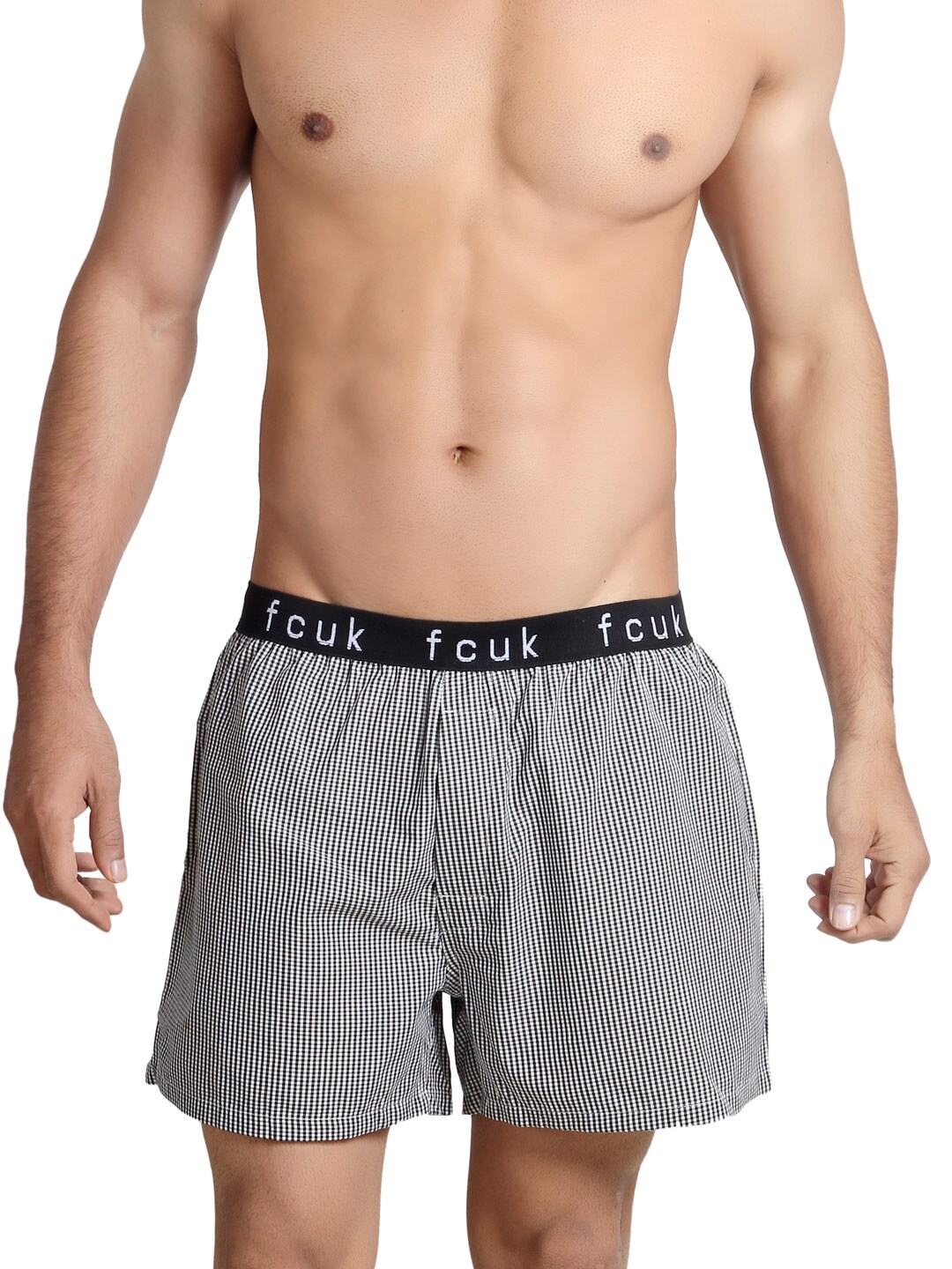 FCUK Underwear Black & White Boxers
