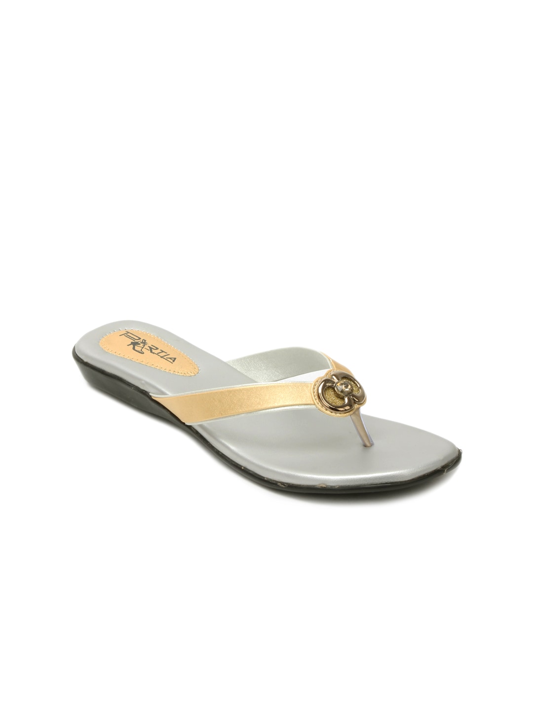 Portia Women Silver Flats