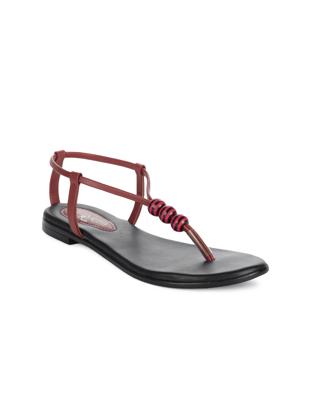 Portia Women Maroon Flats