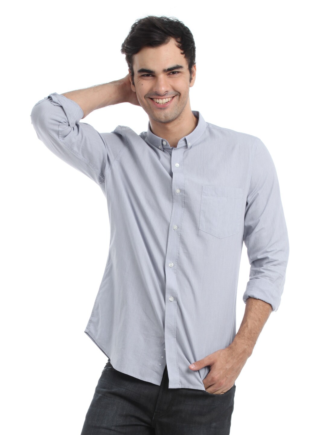 French Connection Men Blue Shirt