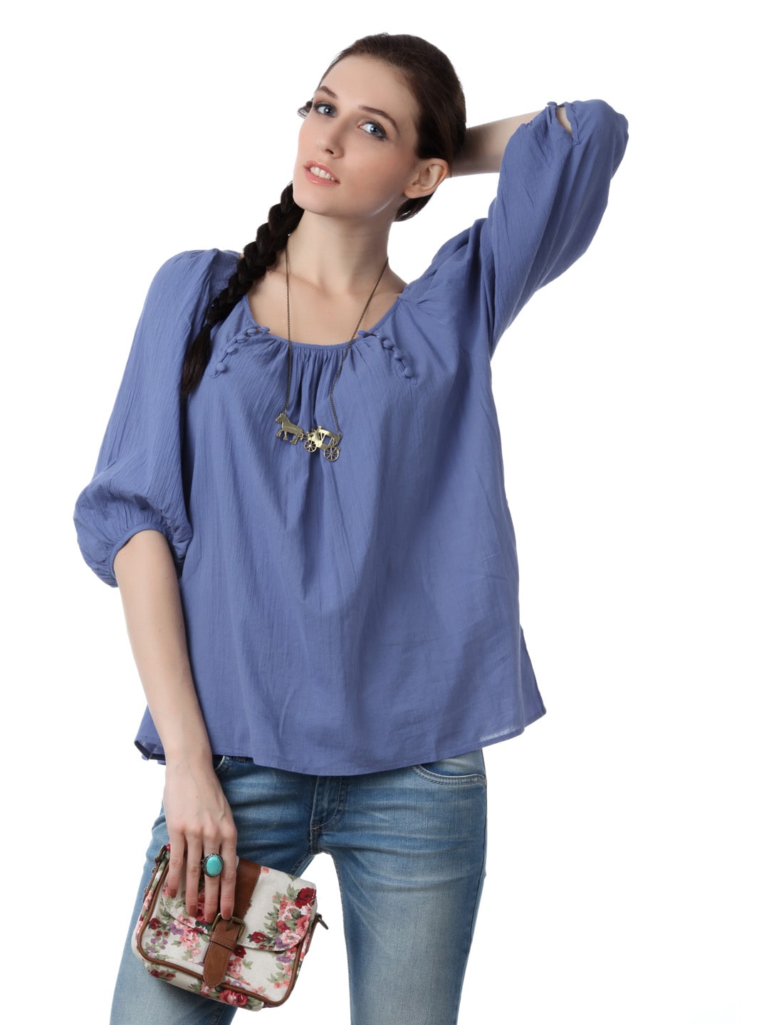 French Connection Women Violet Top