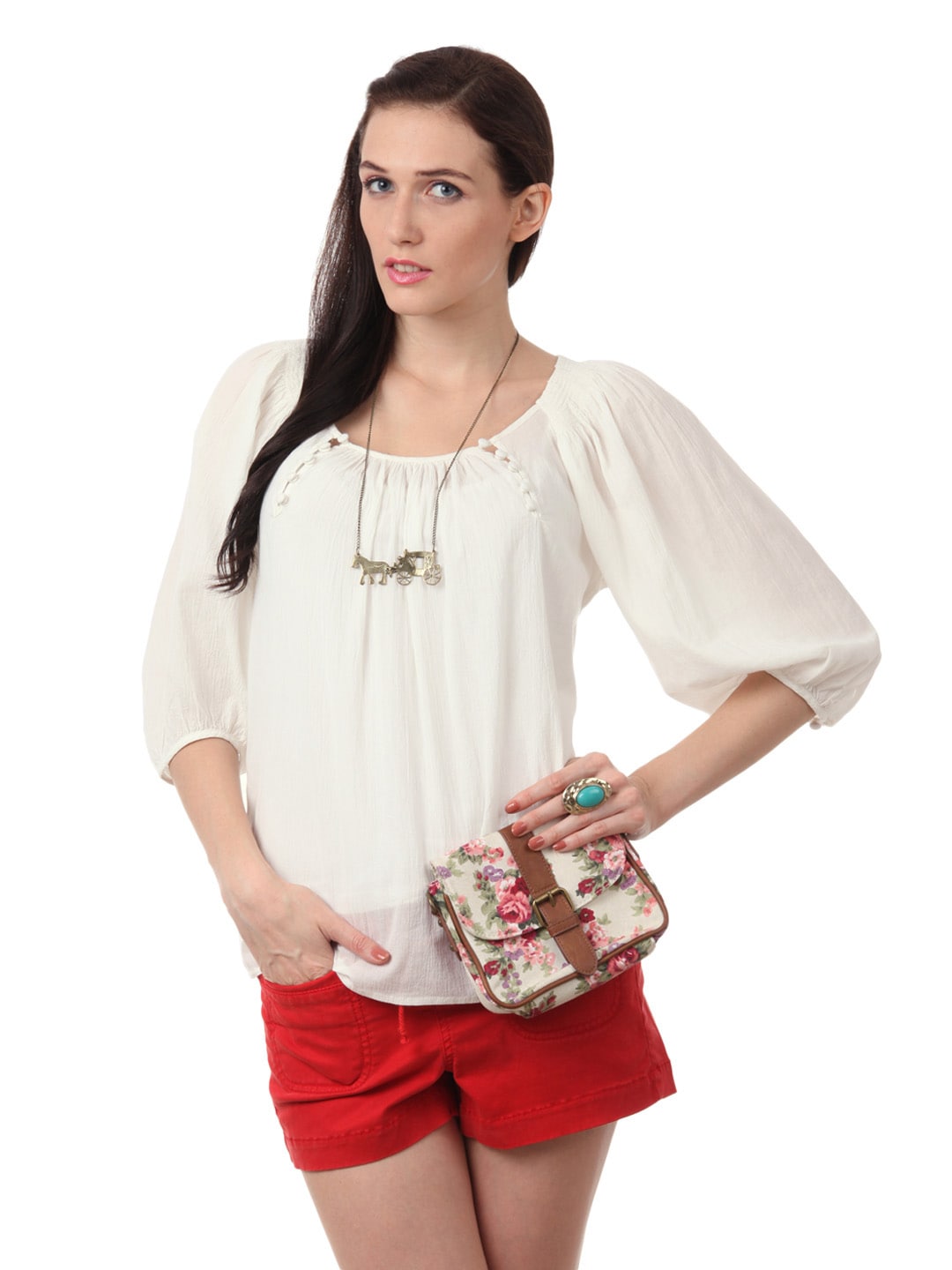 French Connection Women White Top
