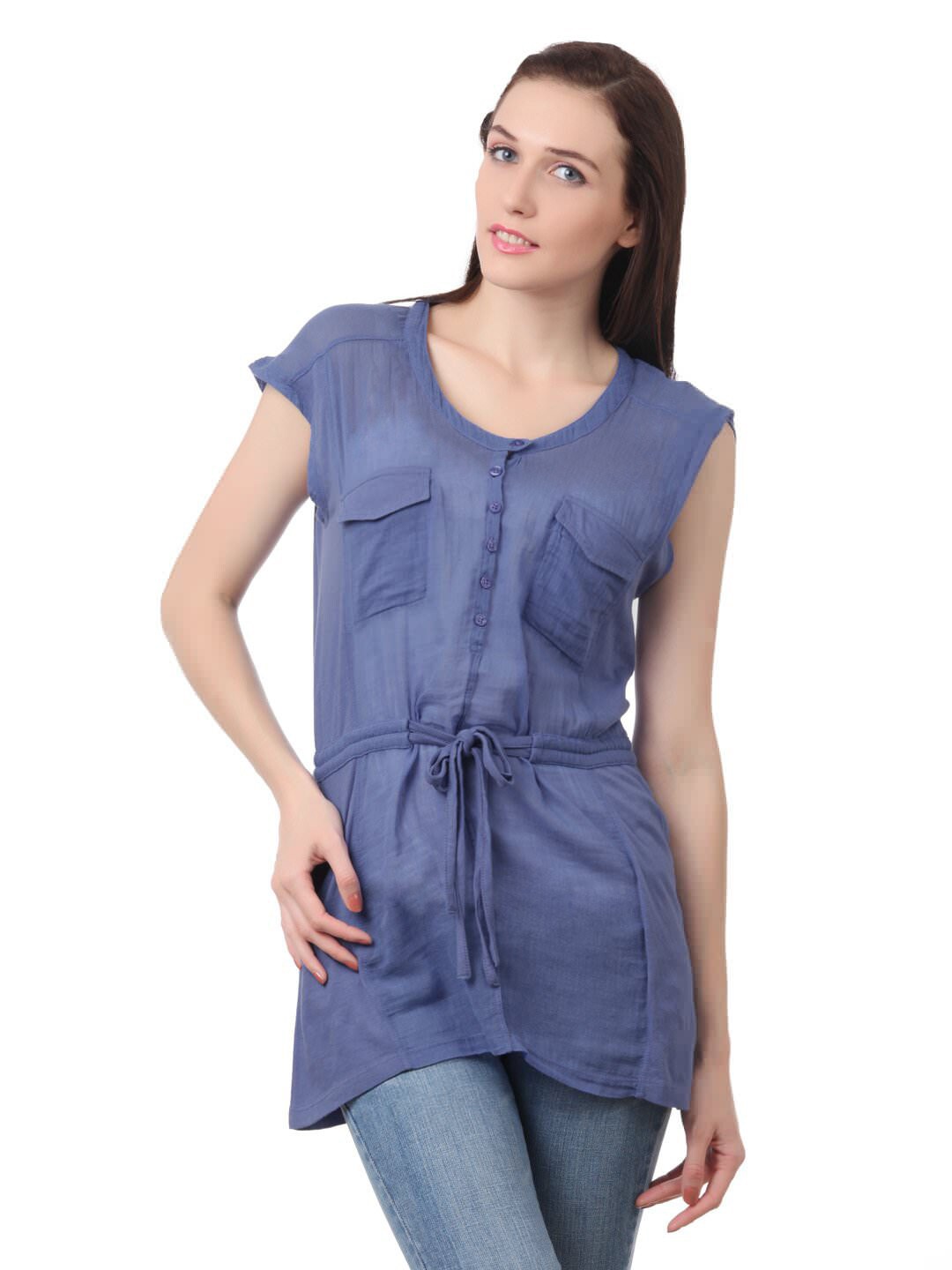 French Connection Women Blue Top