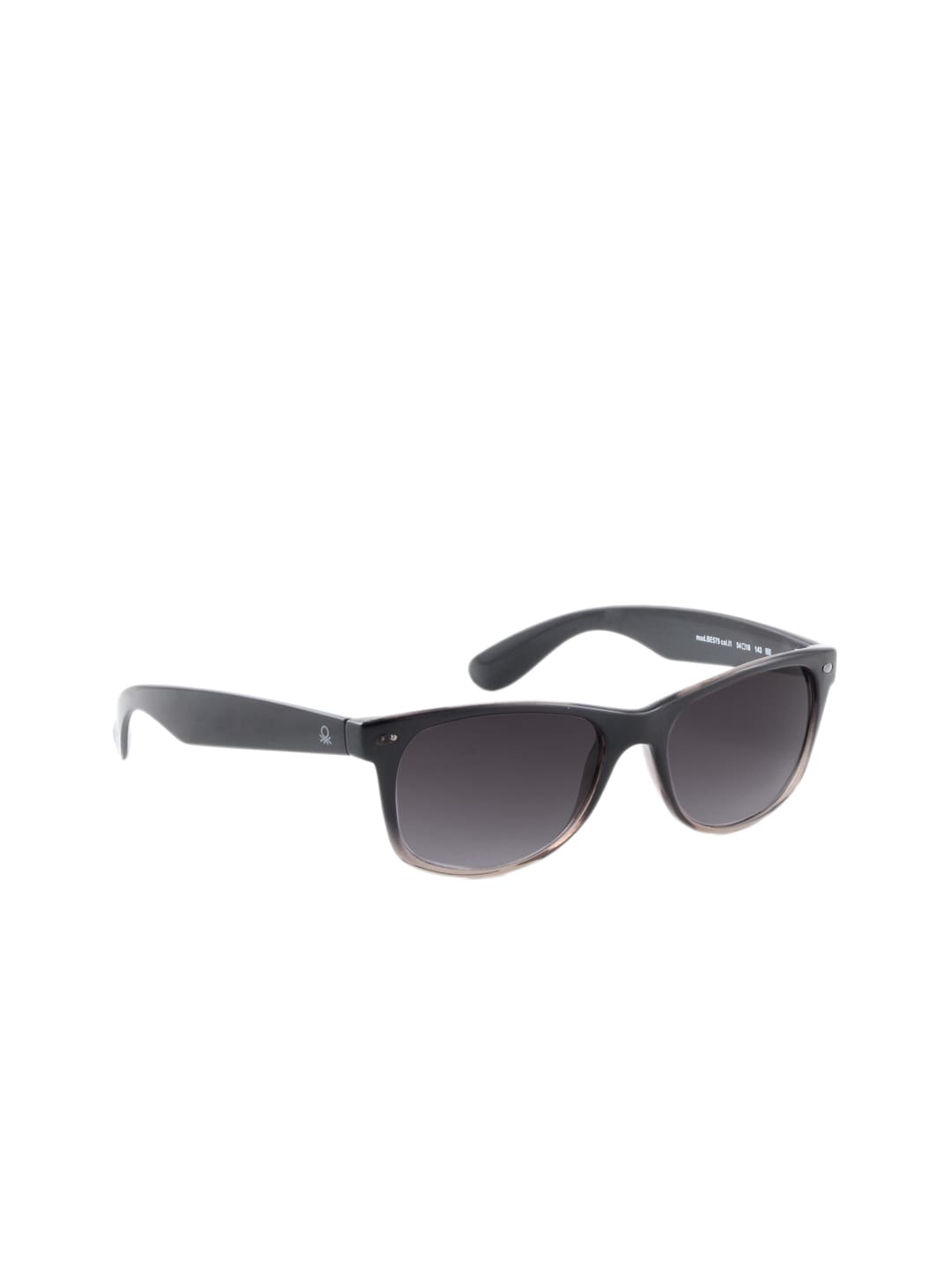 United Colors of Benetton Unisex Black Sunglasses
