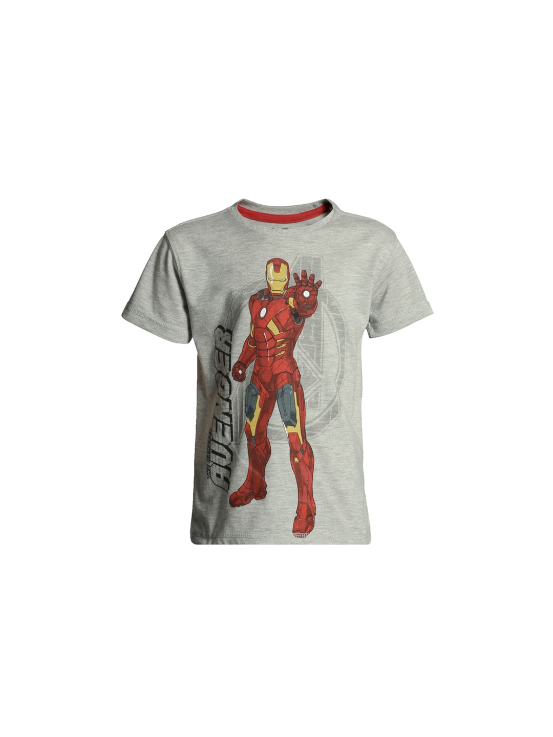 Avengers Boys Grey Printed T-shirt